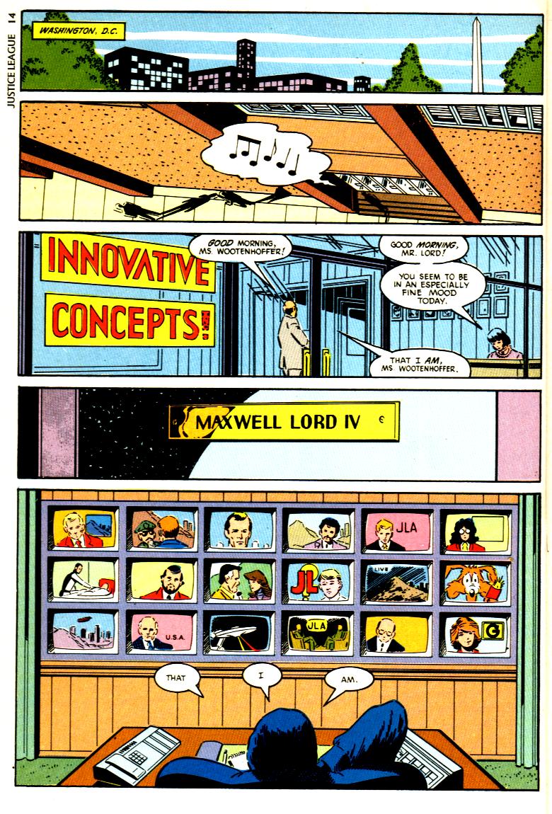 Read online Justice League International (1987) comic -  Issue #1-7 - A New Beginning - 15
