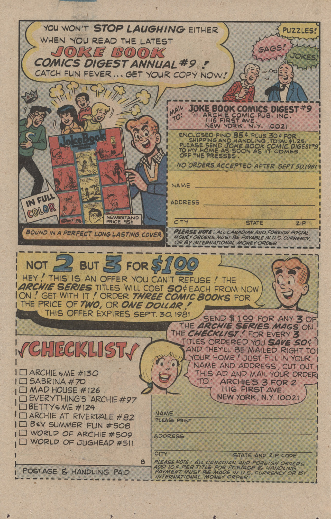 Read online Archie's Joke Book Magazine comic -  Issue #280 - 18