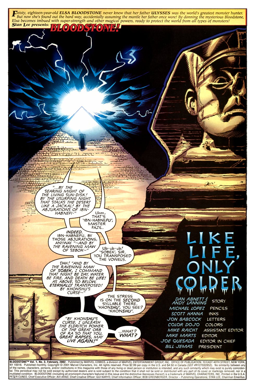 Read online Bloodstone comic -  Issue #3 - 2