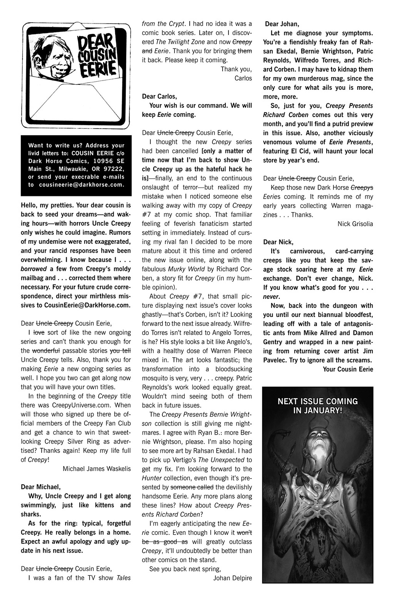 Read online Eerie comic -  Issue #1 - 4