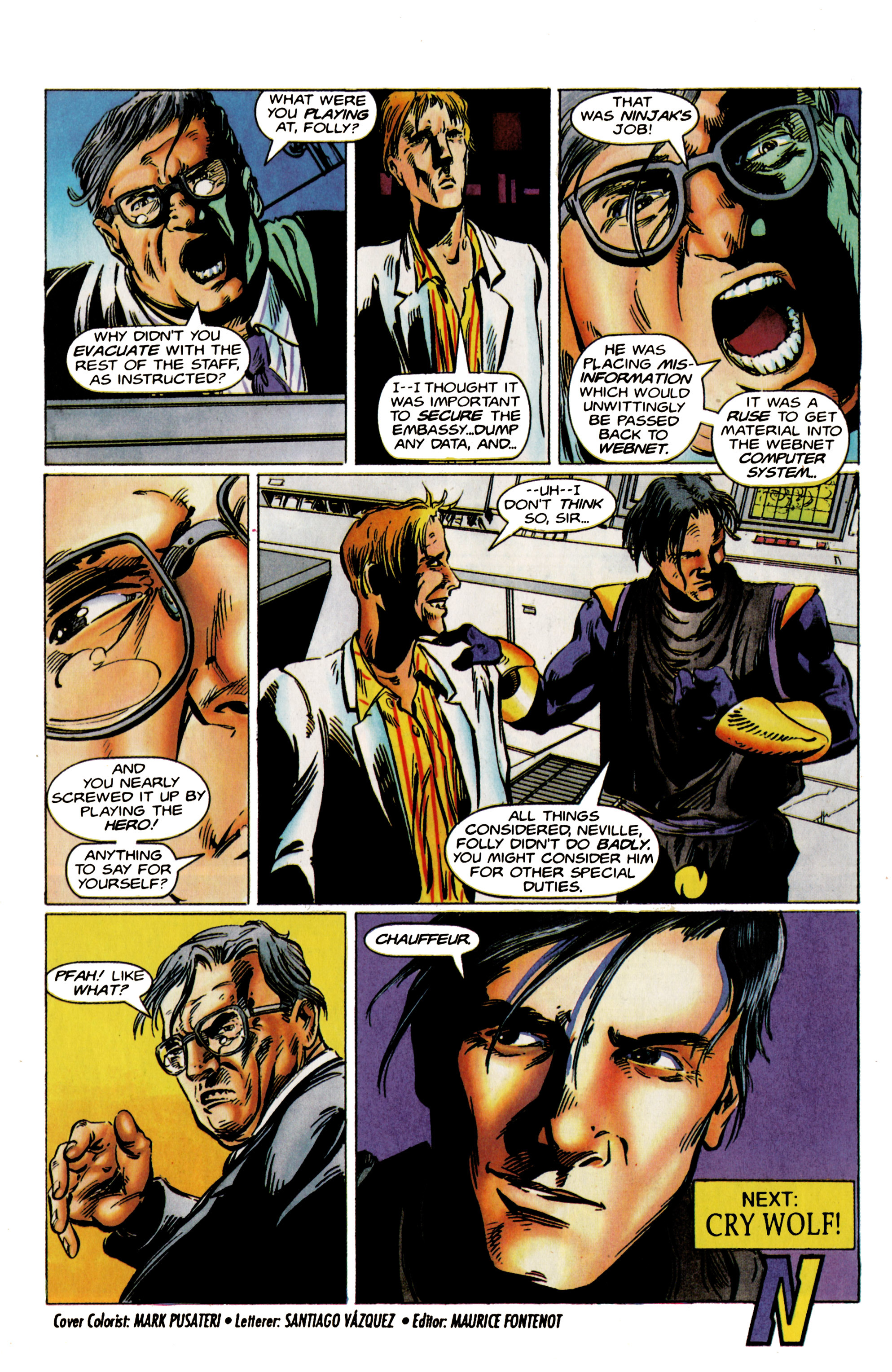 Read online Ninjak (1994) comic -  Issue #13 - 22