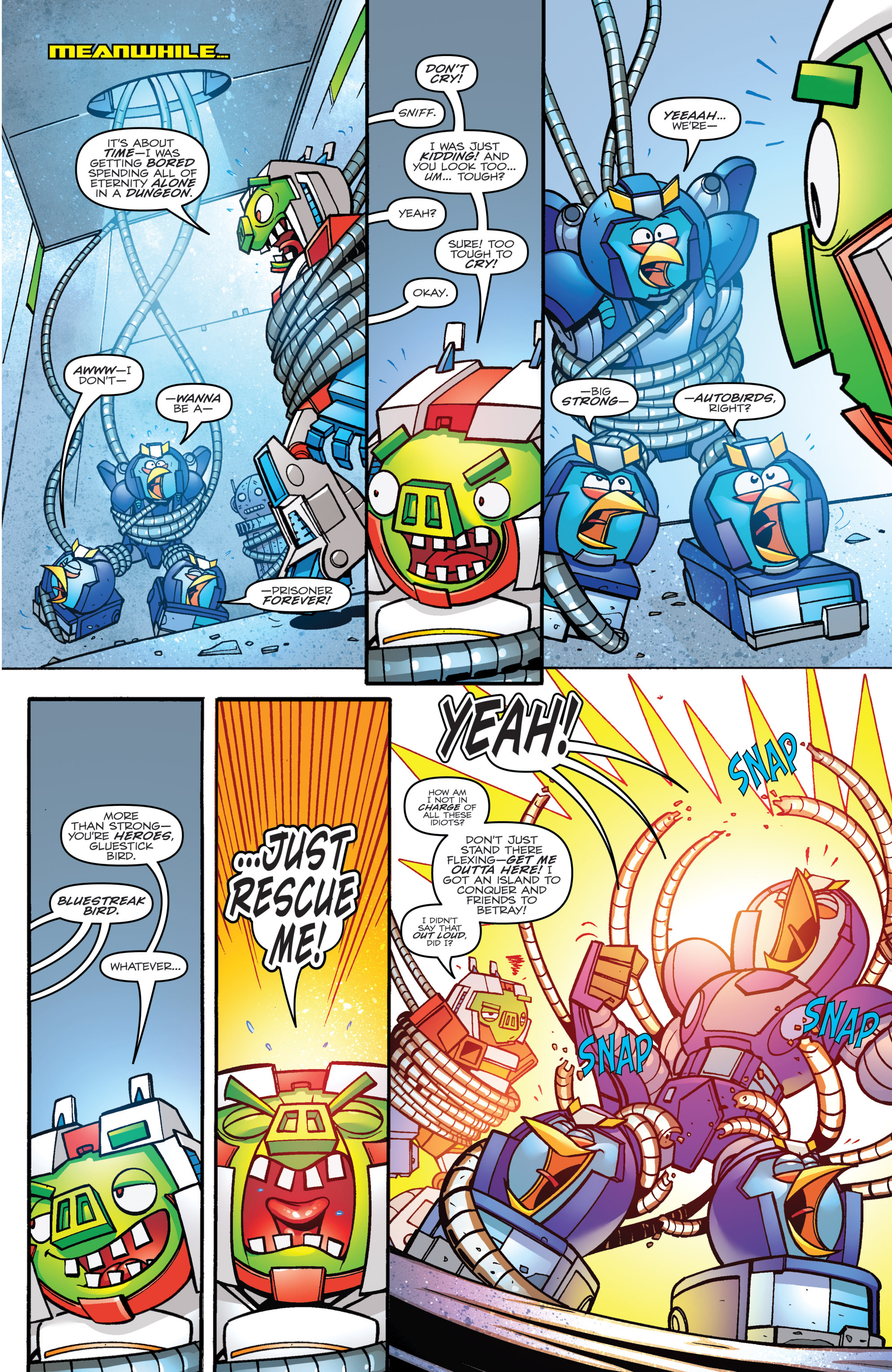 Read online Angry Birds Transformers comic -  Issue #3 - 12