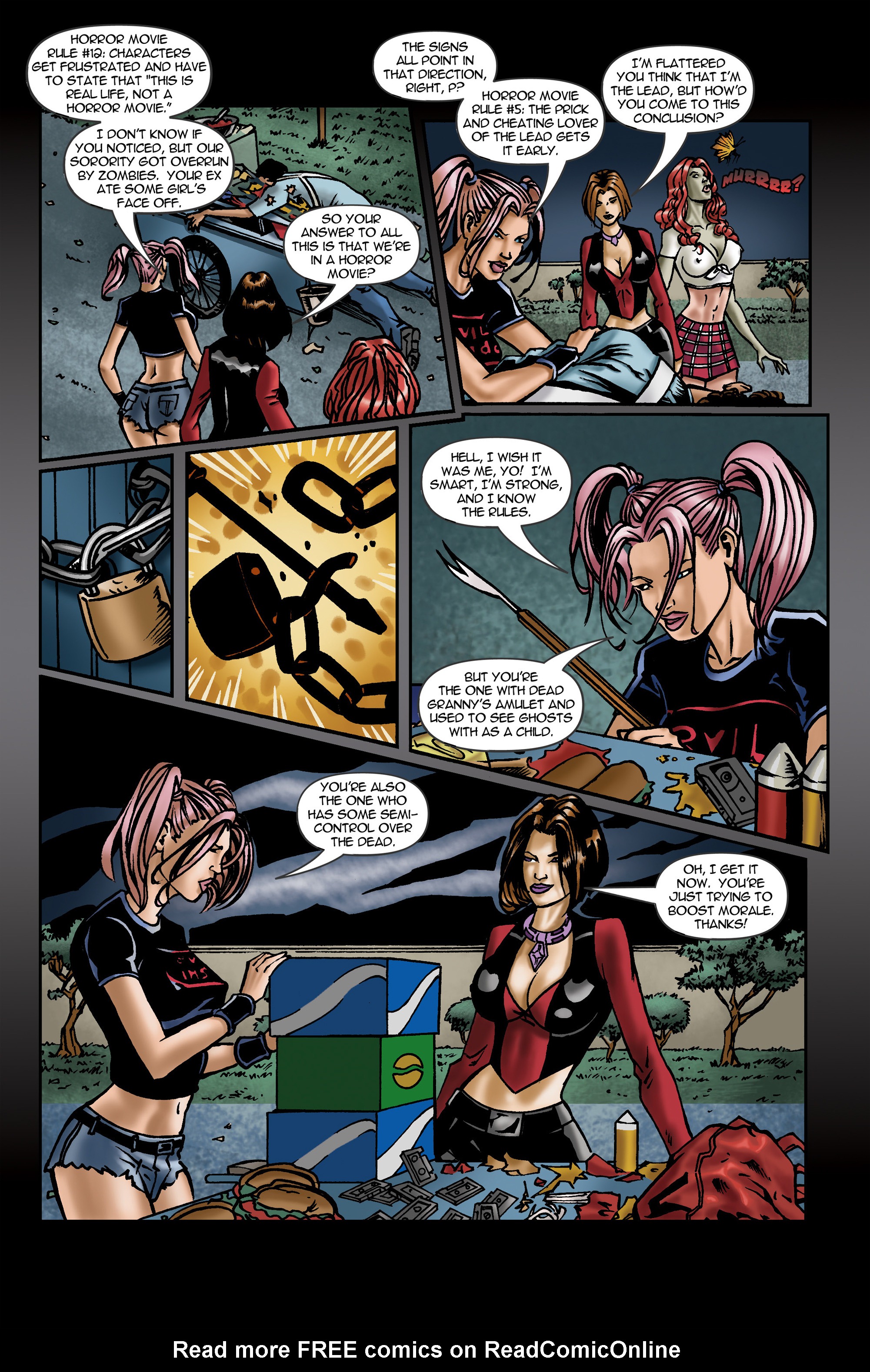 Read online Chaos Campus: Sorority Girls Vs. Zombies comic -  Issue #2 - 12