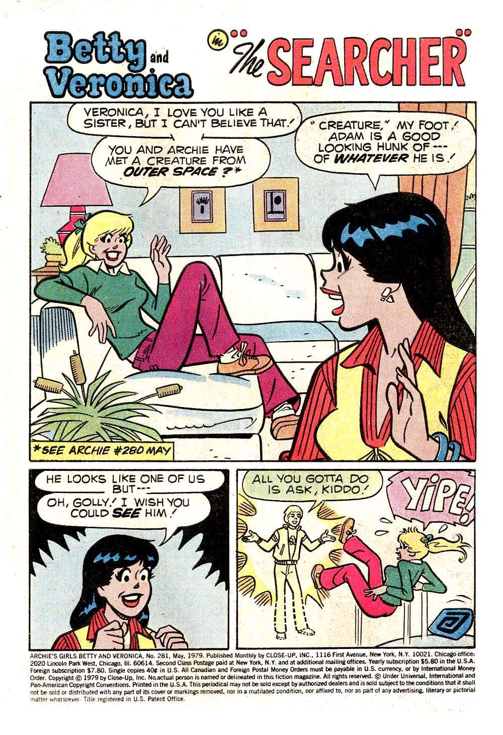 Read online Archie's Girls Betty and Veronica comic -  Issue #281 - 3