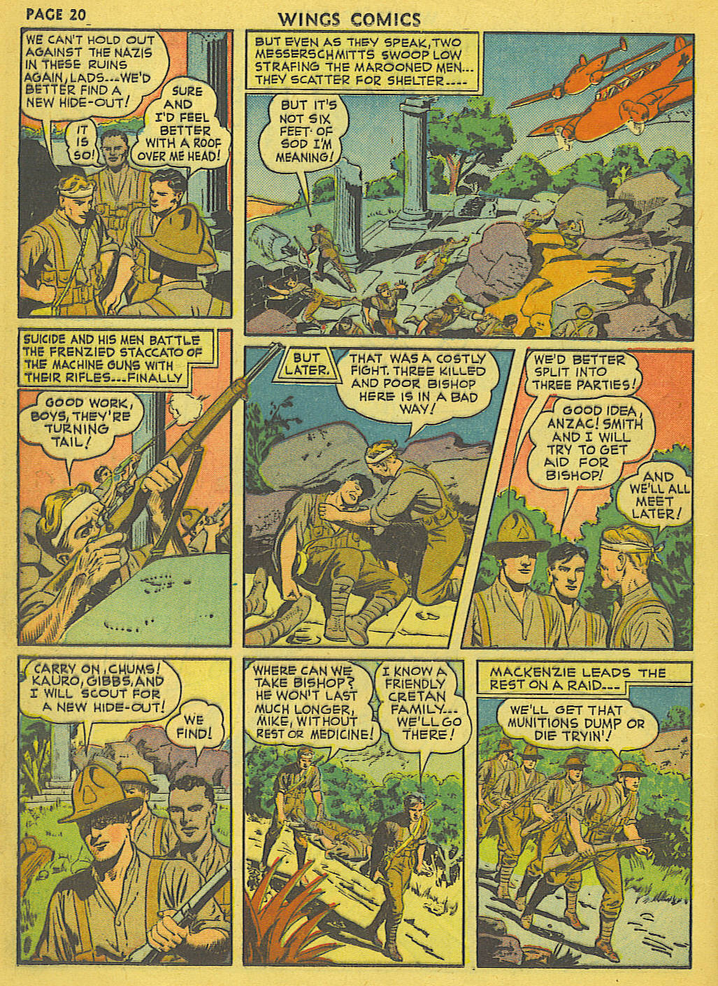 Read online Wings Comics comic -  Issue #18 - 21