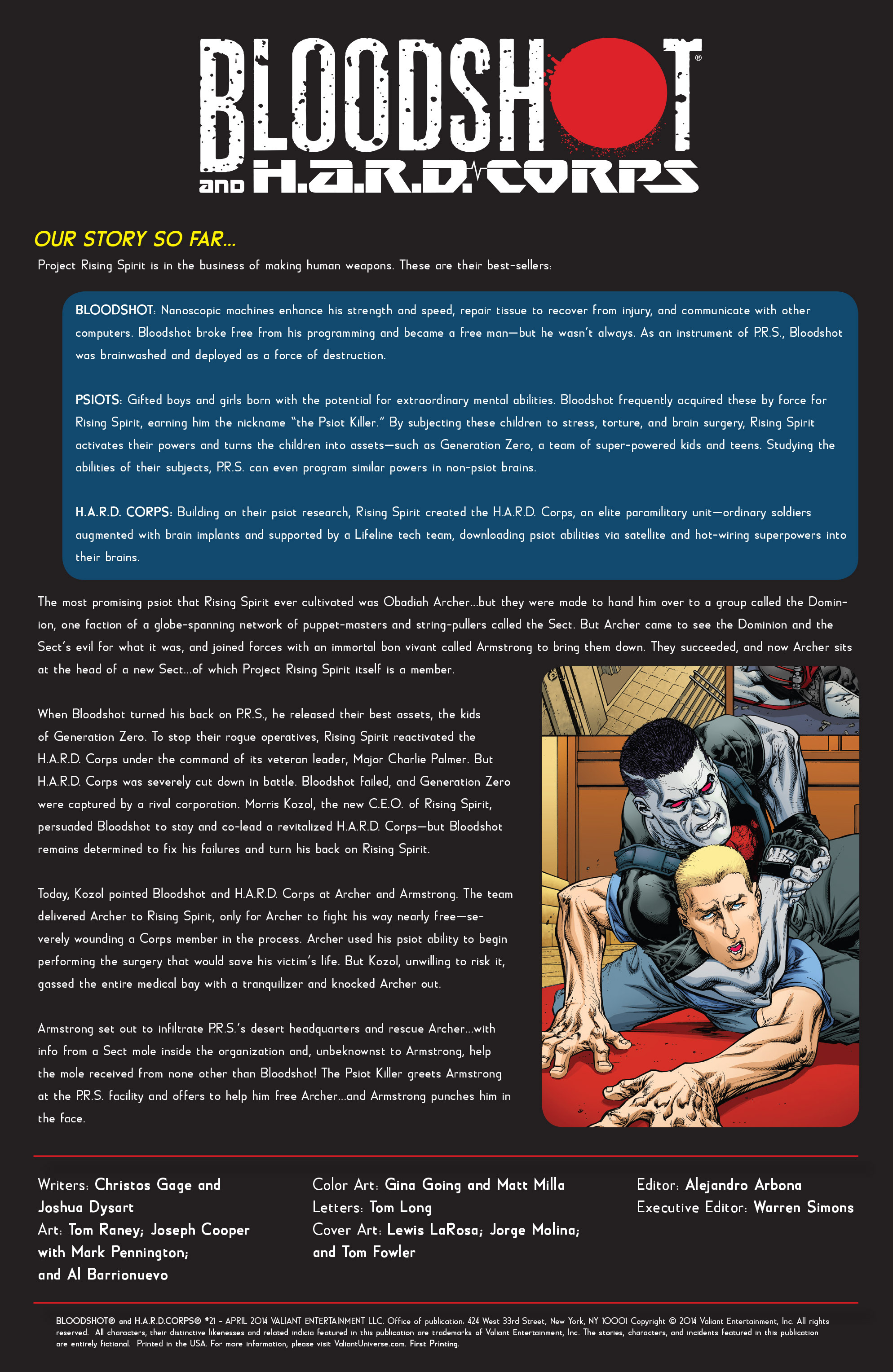 Read online Bloodshot and H.A.R.D.Corps comic -  Issue #21 - 2