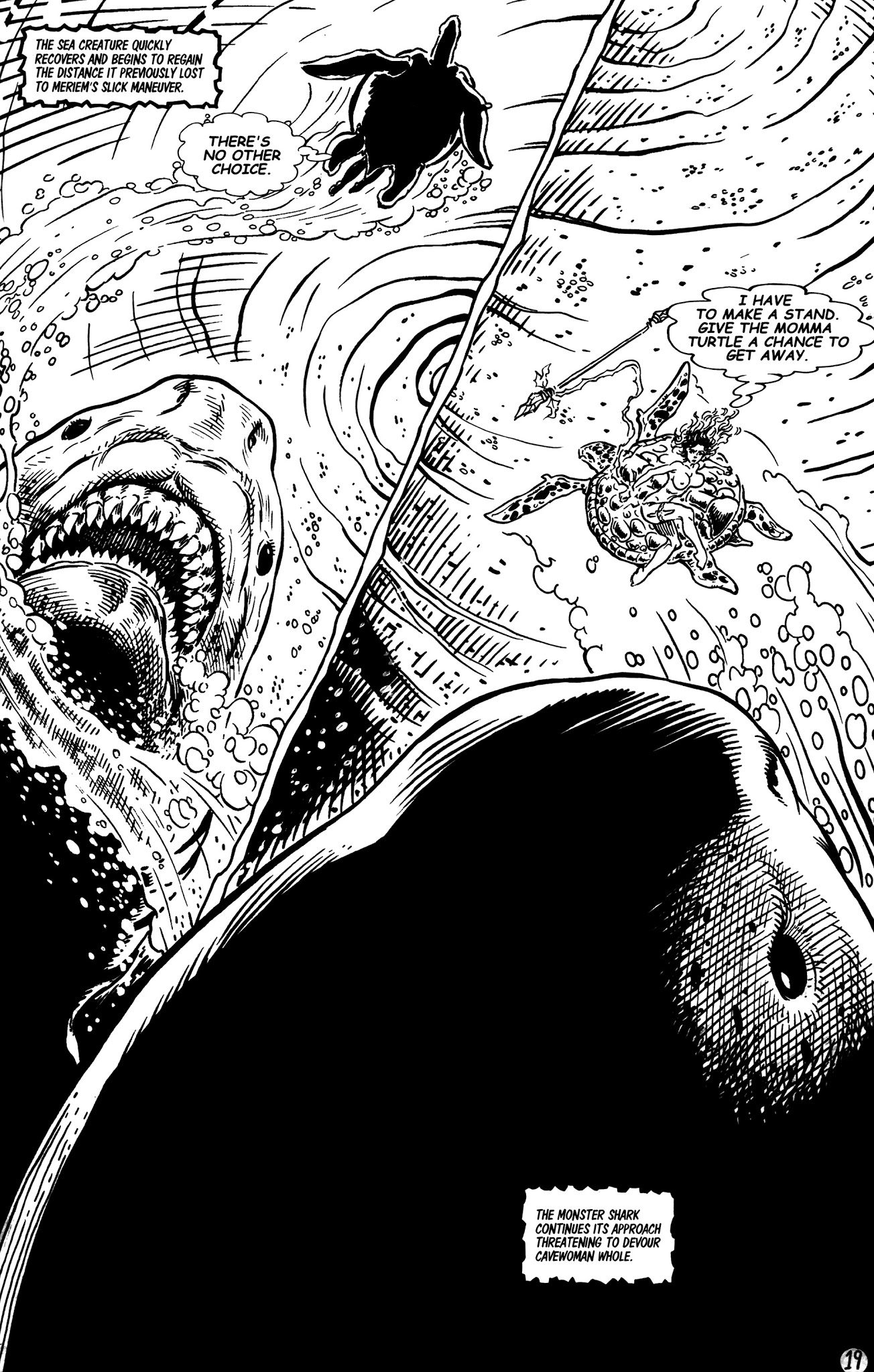 Read online Cavewoman: Sea Monsters comic -  Issue # Full - 21