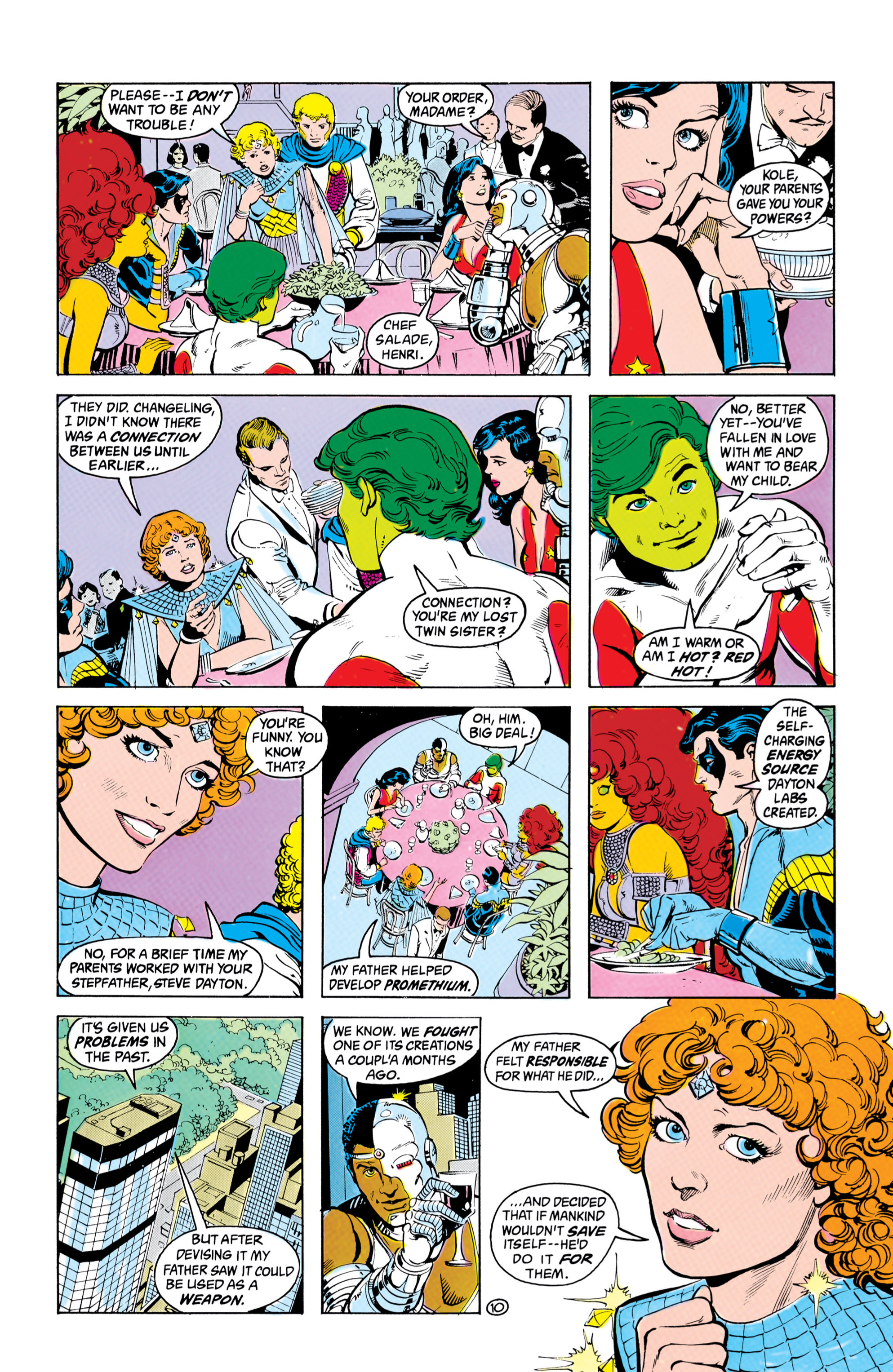 Read online The New Teen Titans (1984) comic -  Issue #10 - 11