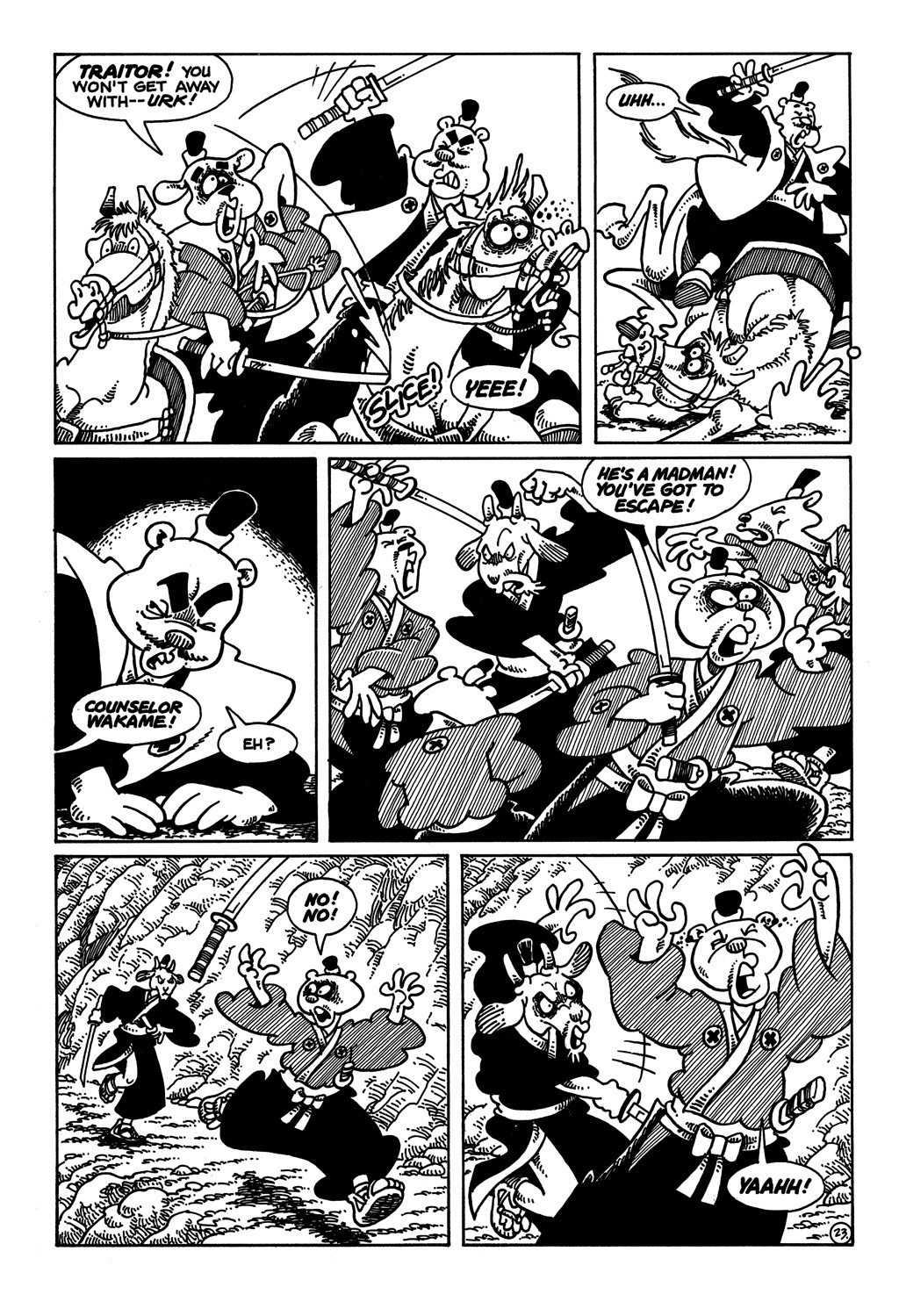 Read online Usagi Yojimbo (1987) comic -  Issue #24 - 25
