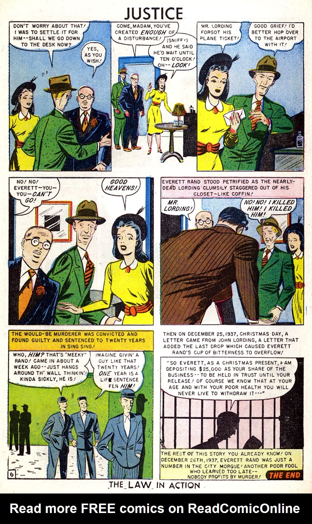 Read online Justice (1947) comic -  Issue #9 - 32