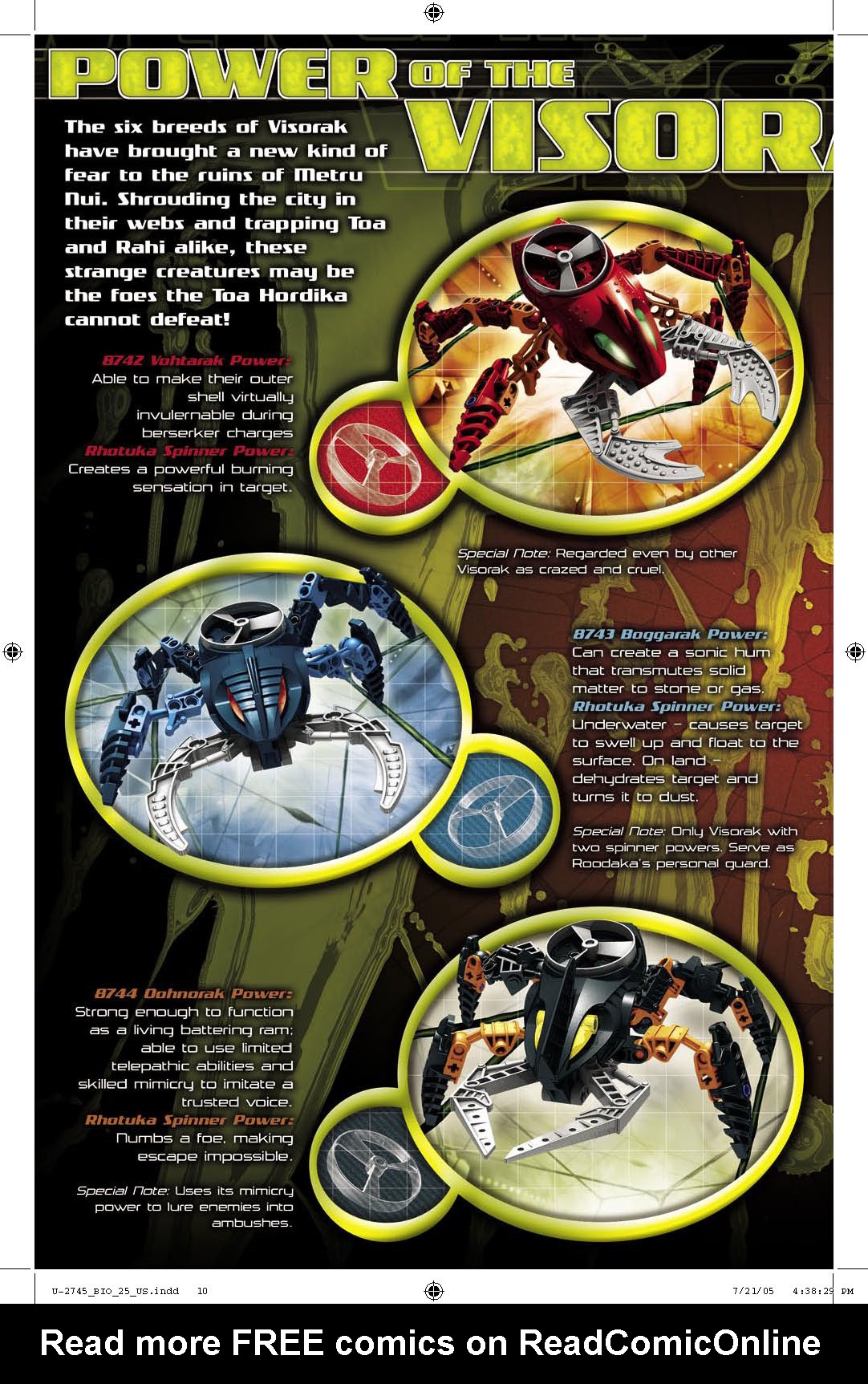 Read online Bionicle comic -  Issue #25 - 10