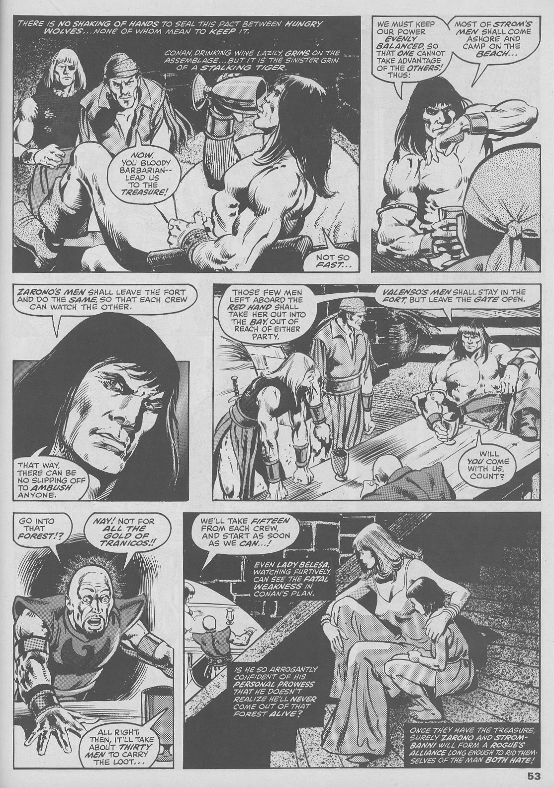 Read online The Savage Sword Of Conan comic -  Issue #47 - 53