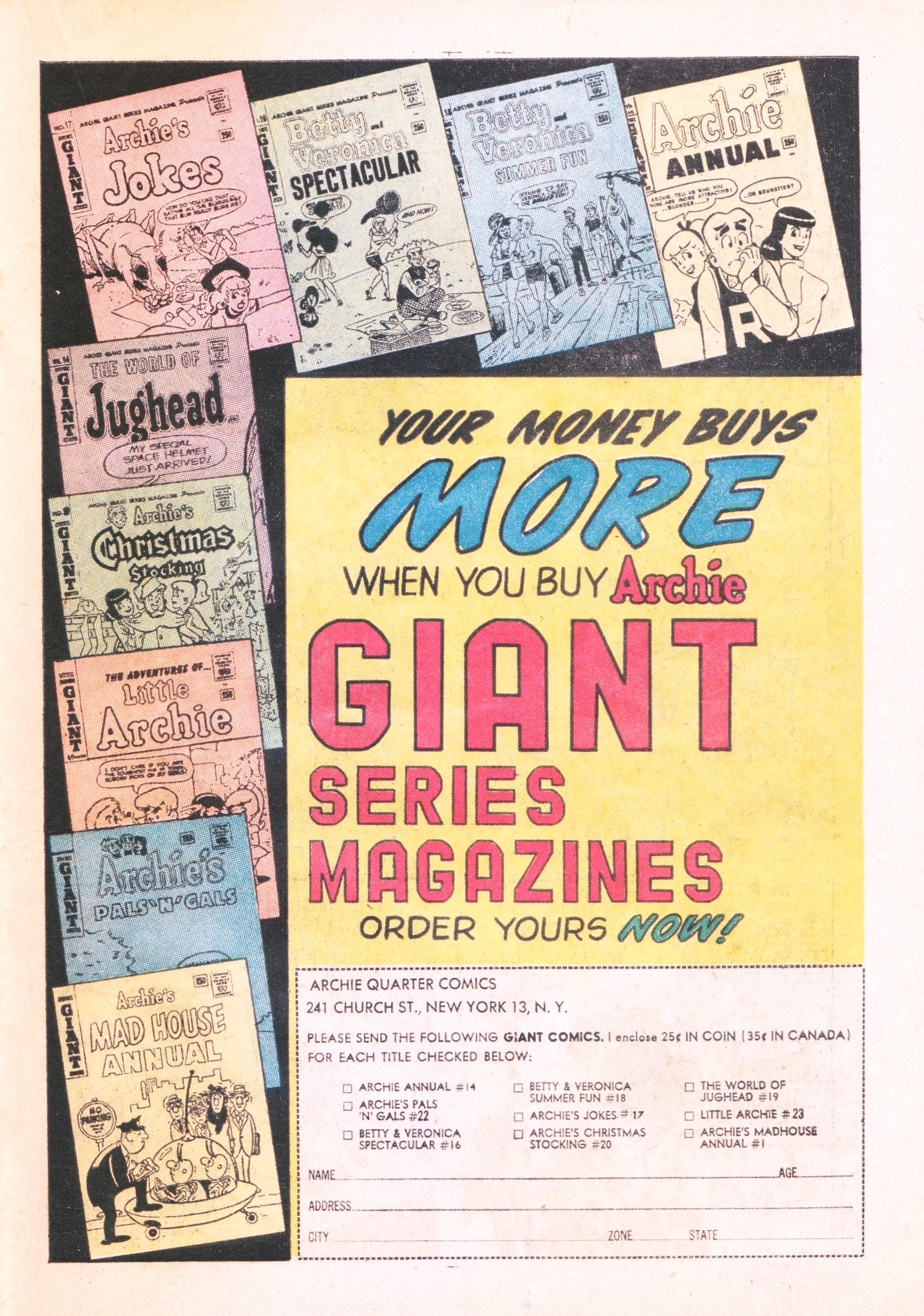Read online Archie's Joke Book Magazine comic -  Issue #64 - 19