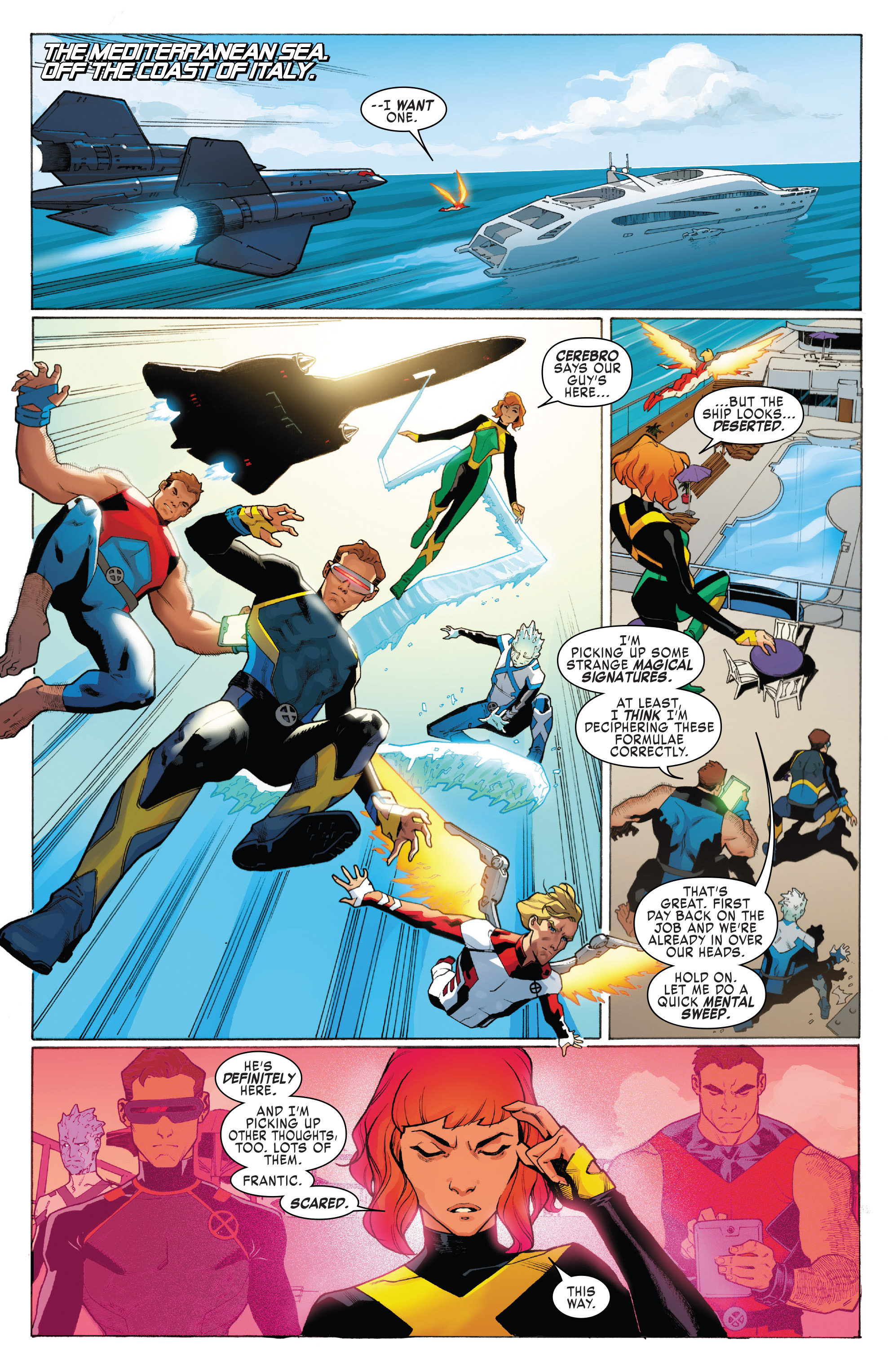 Read online X-Men: Blue comic -  Issue #1 - 4