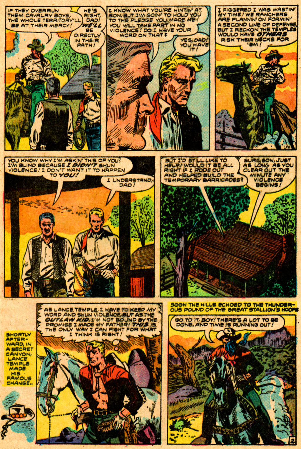 Read online The Outlaw Kid (1970) comic -  Issue #17 - 9