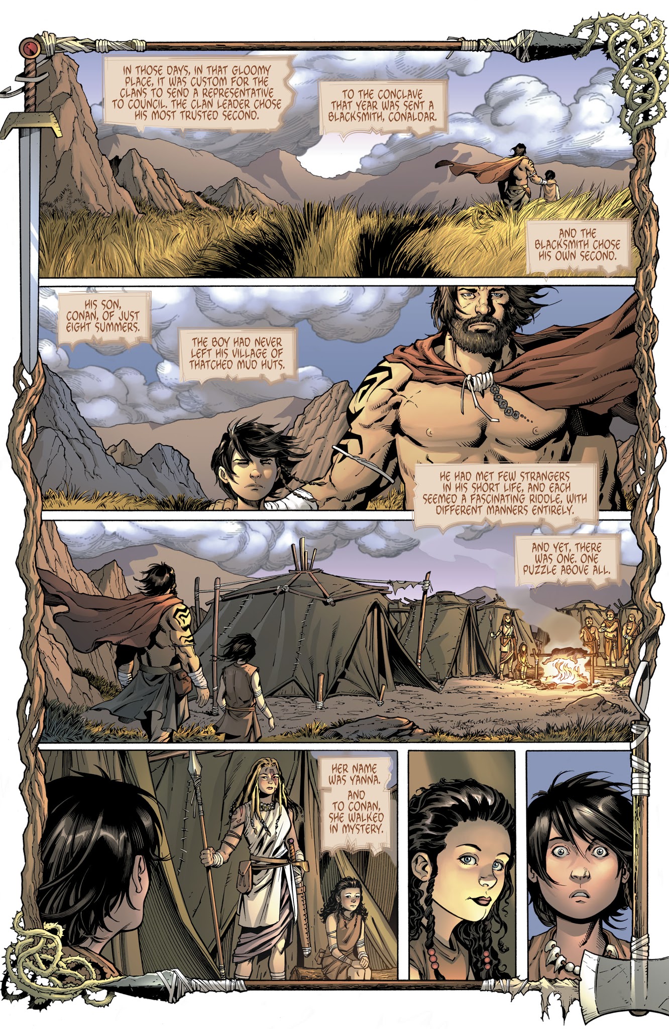 Read online Wonder Woman/Conan comic -  Issue #1 - 4