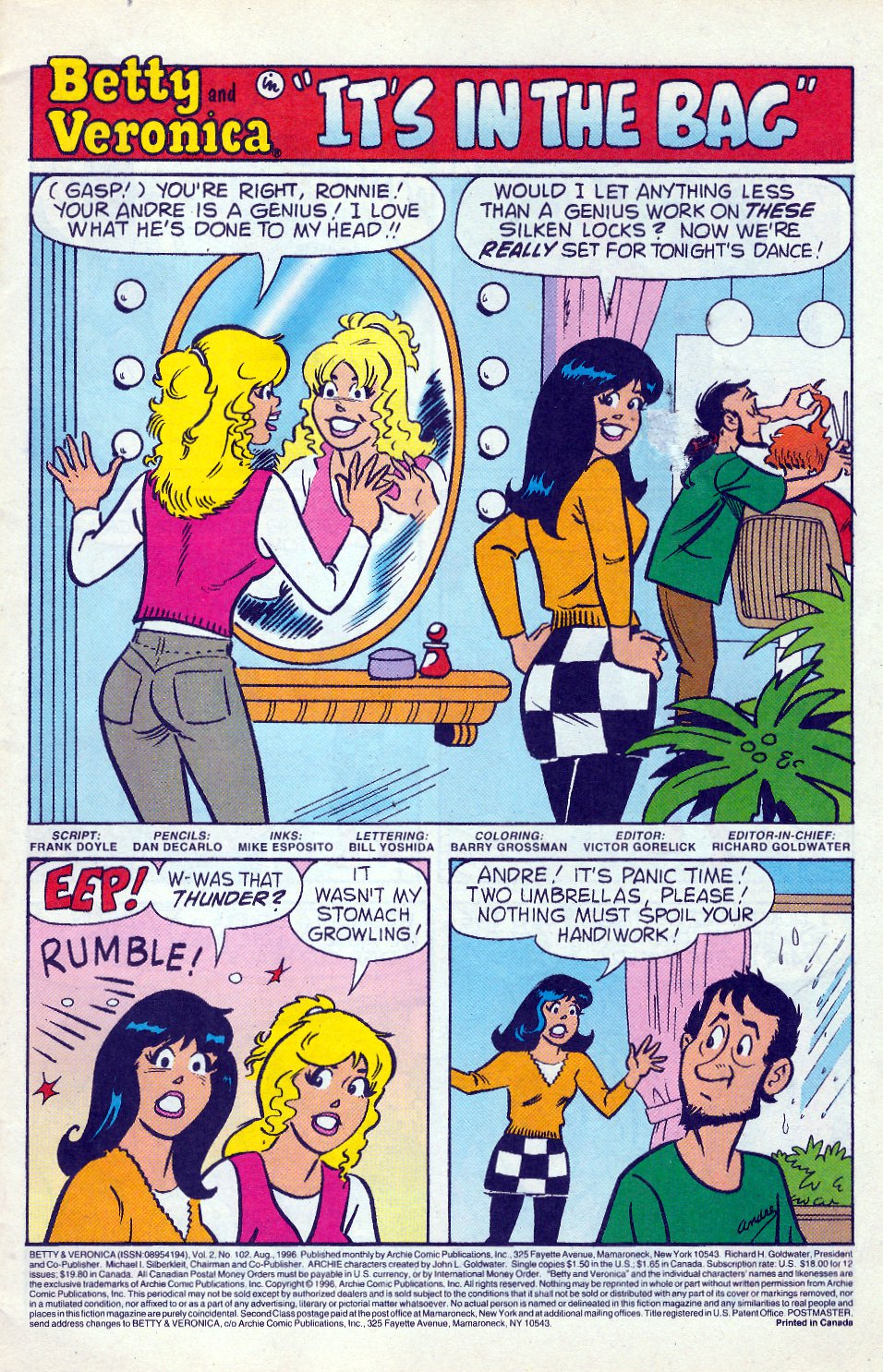 Read online Betty and Veronica (1987) comic -  Issue #102 - 2