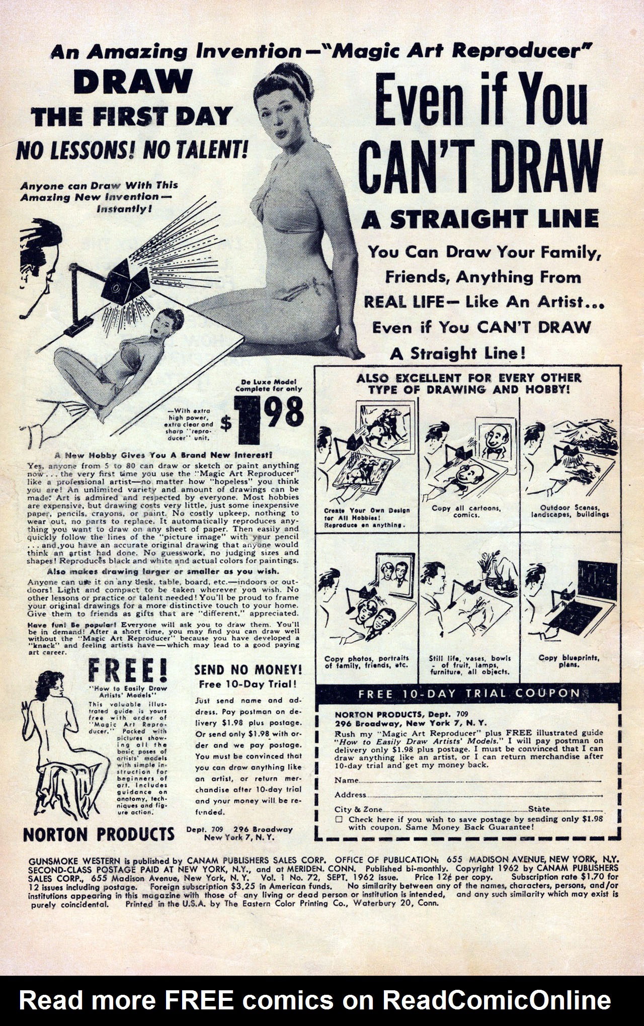 Read online Gunsmoke Western comic -  Issue #72 - 2