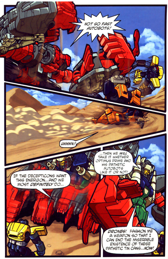 Read online Transformers Energon comic -  Issue #1 - 6