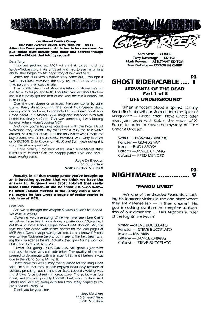 Read online Marvel Comics Presents (1988) comic -  Issue #90 - 20