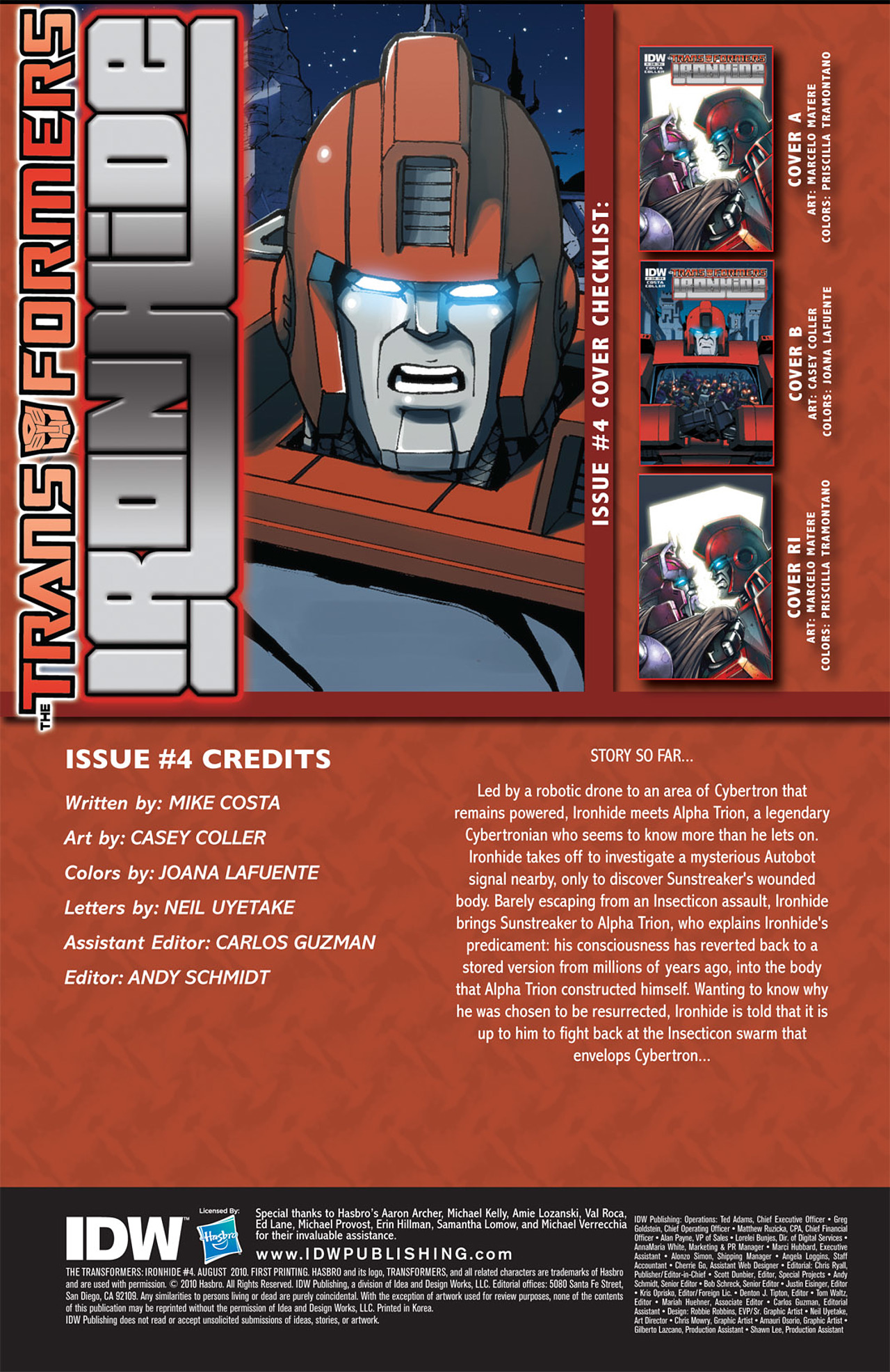 Read online The Transformers: Ironhide comic -  Issue #4 - 4