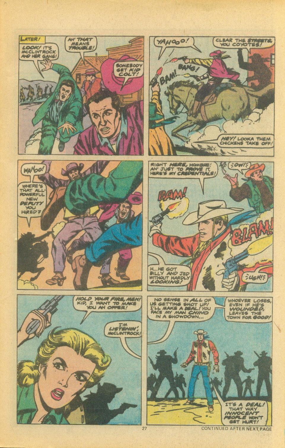 Read online Kid Colt Outlaw comic -  Issue #224 - 29