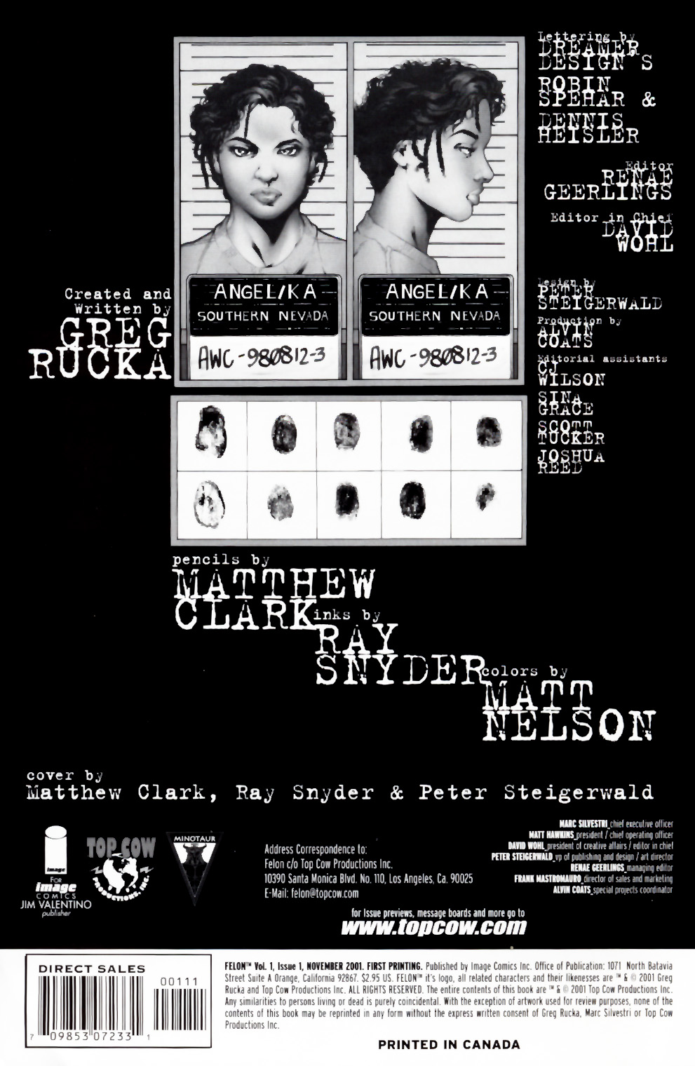 Read online Felon comic -  Issue #1 - 2