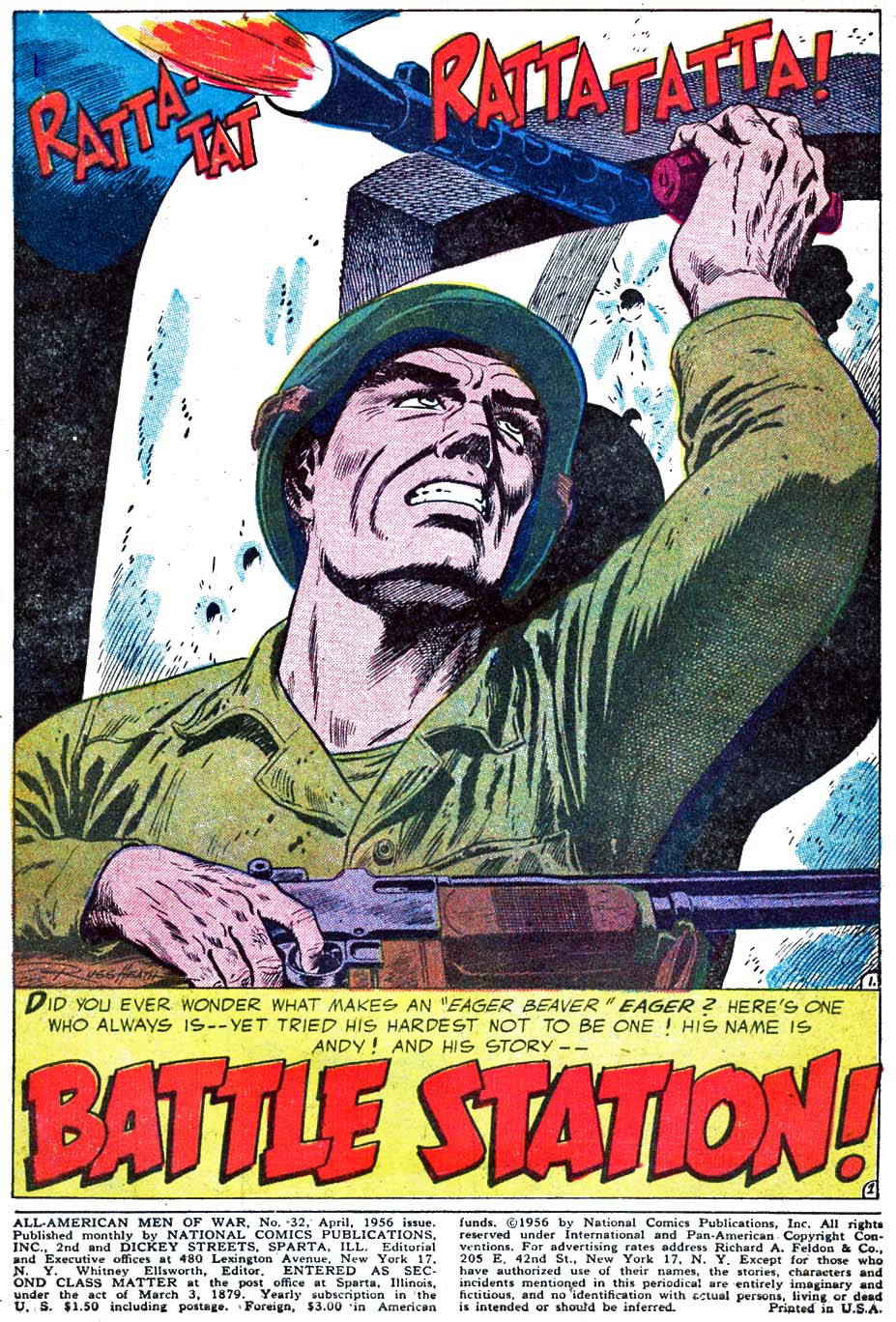 Read online All-American Men of War comic -  Issue #32 - 3