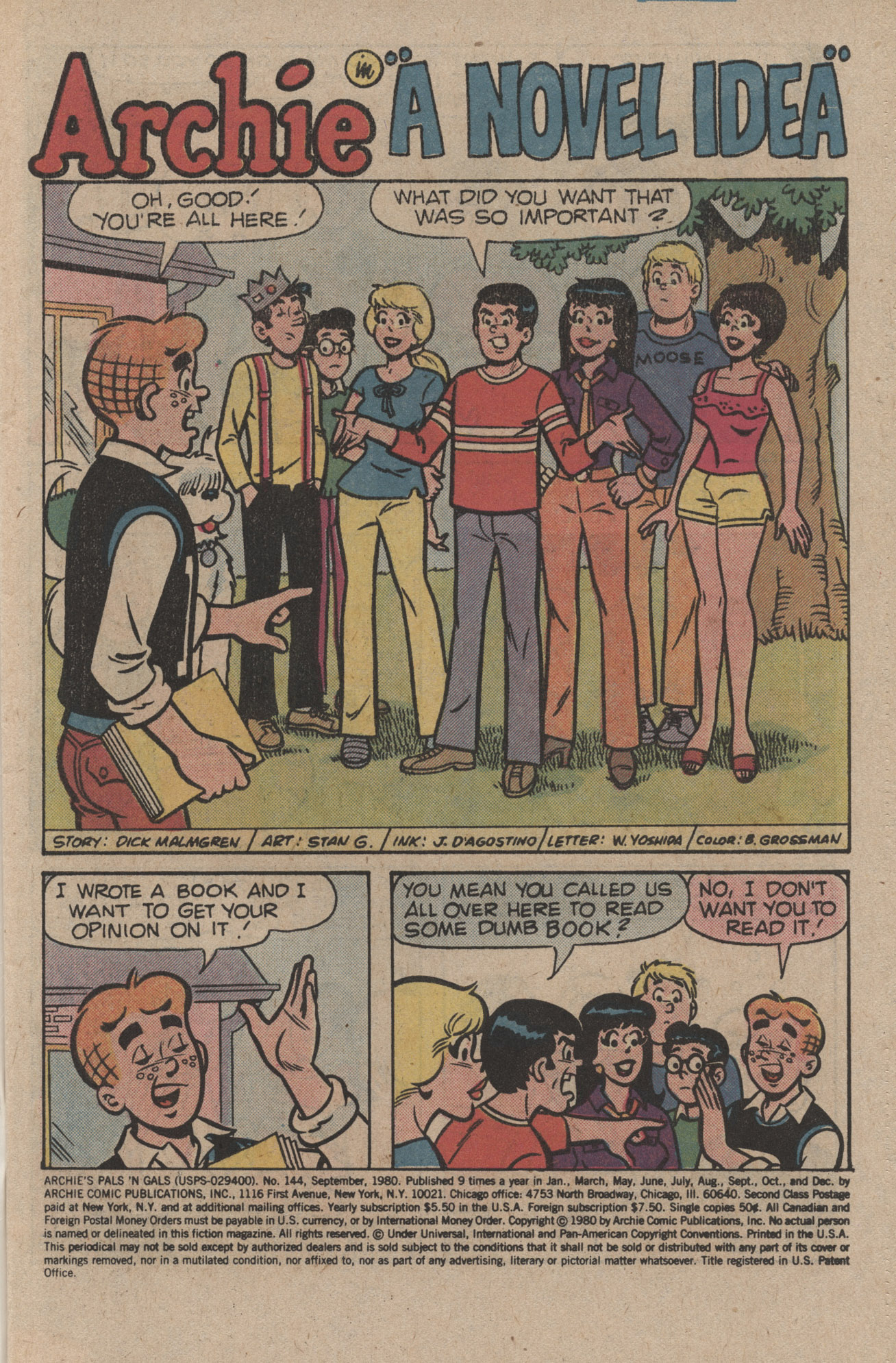 Read online Archie's Pals 'N' Gals (1952) comic -  Issue #144 - 3