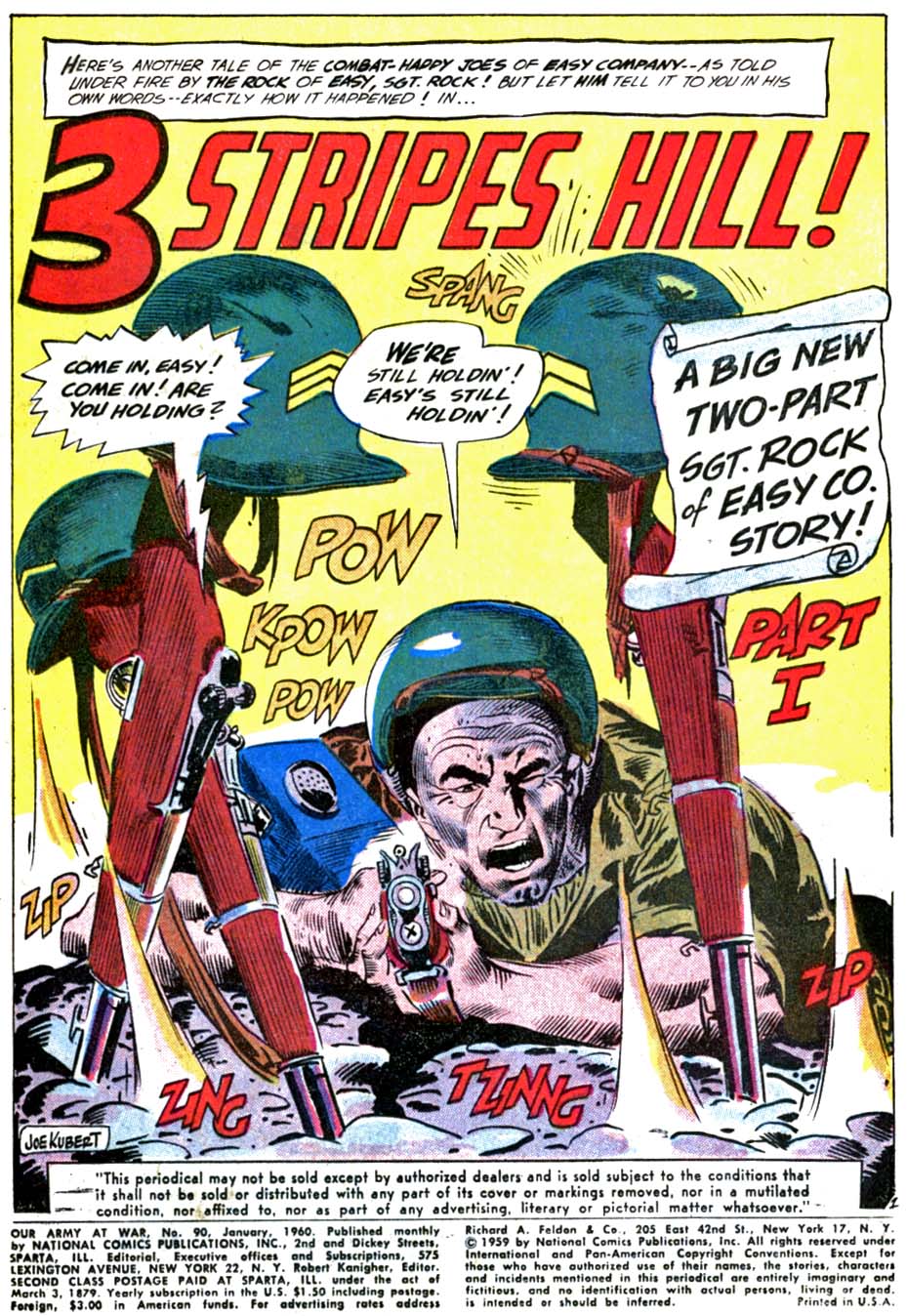 Read online Our Army at War (1952) comic -  Issue #90 - 3