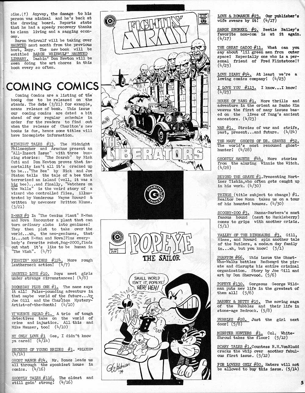 Read online Charlton Bullseye comic -  Issue #1 - 5