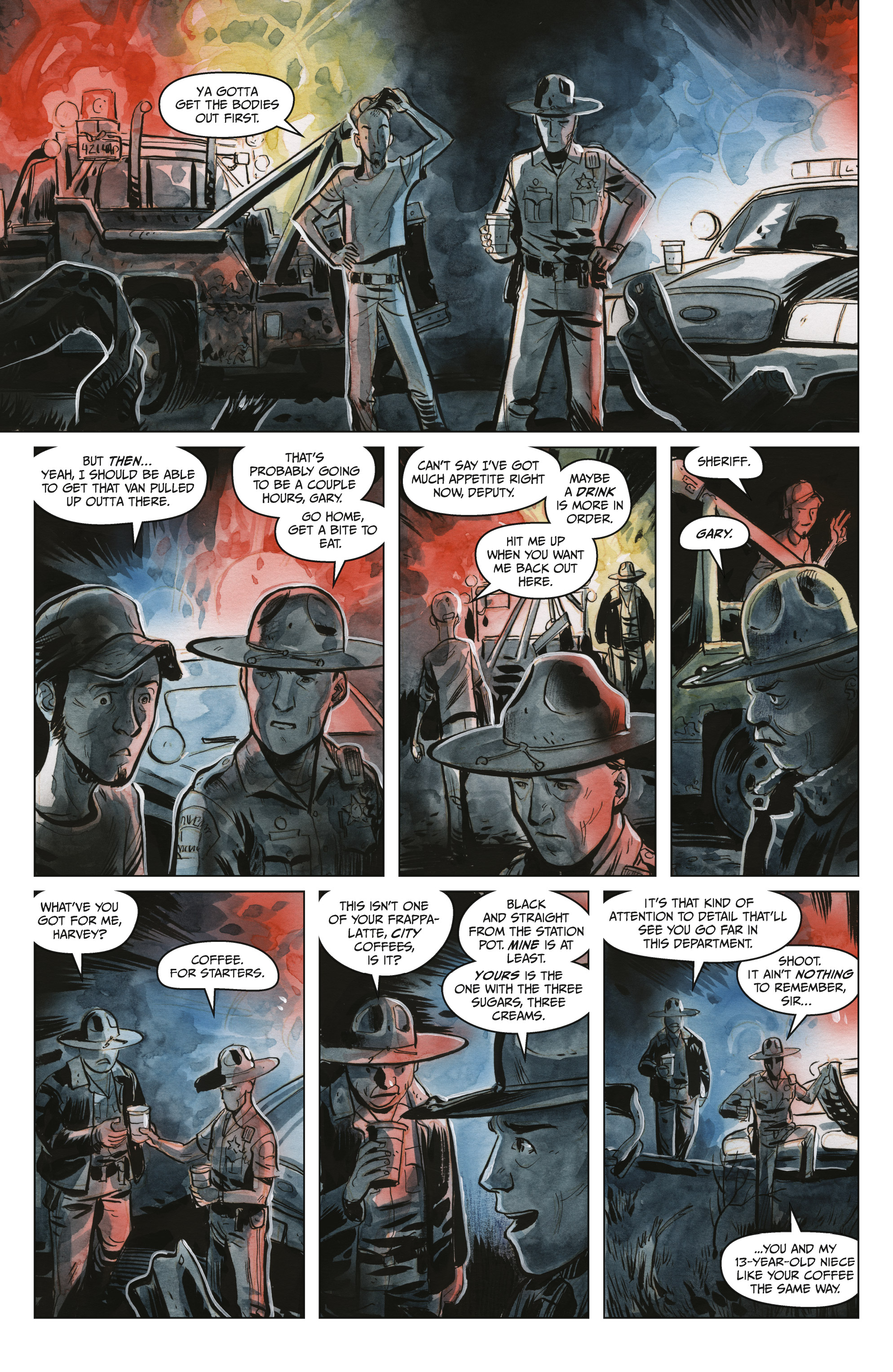 Read online Manor Black comic -  Issue #1 - 12
