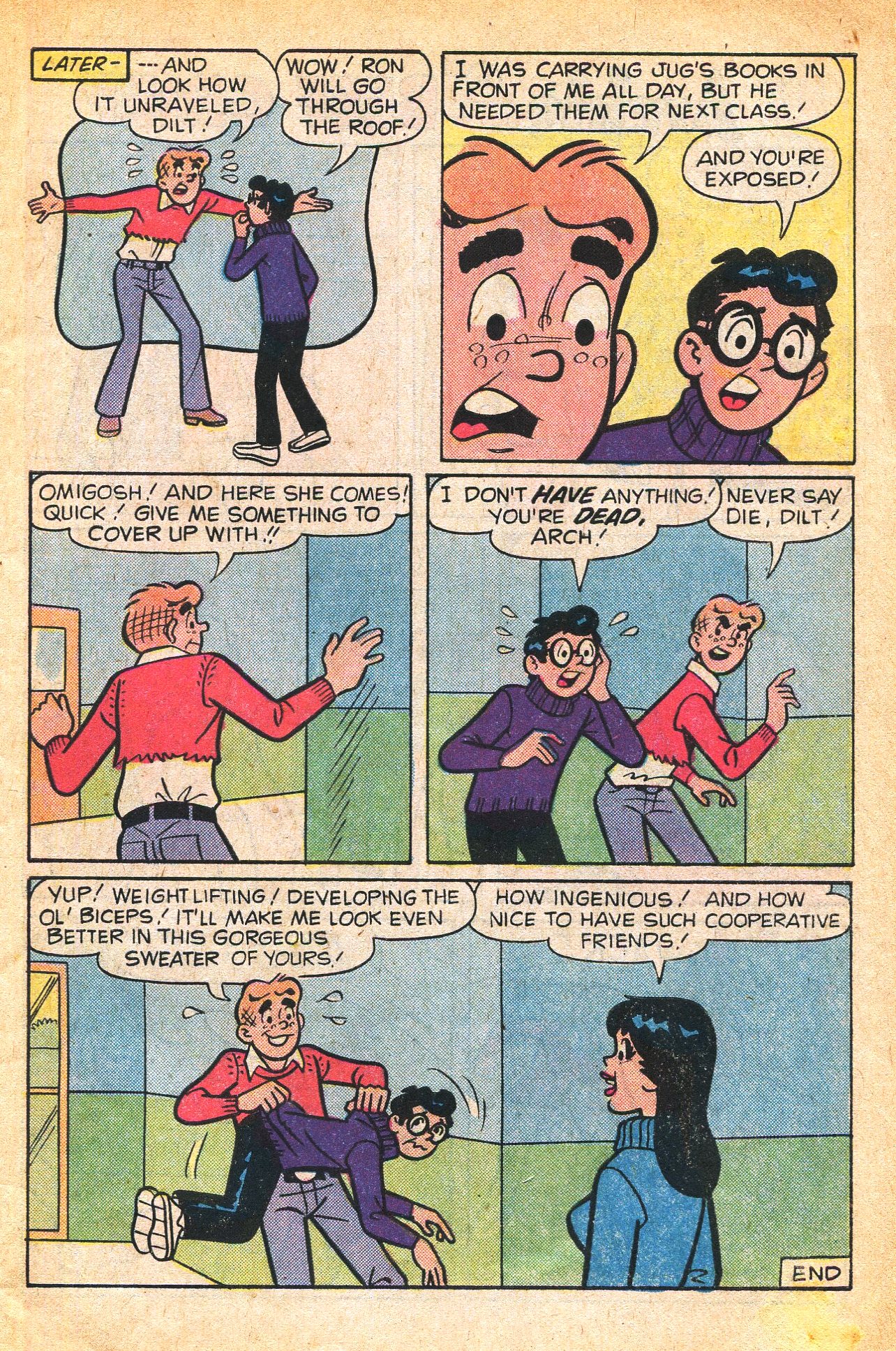 Read online Pep Comics comic -  Issue #350 - 7