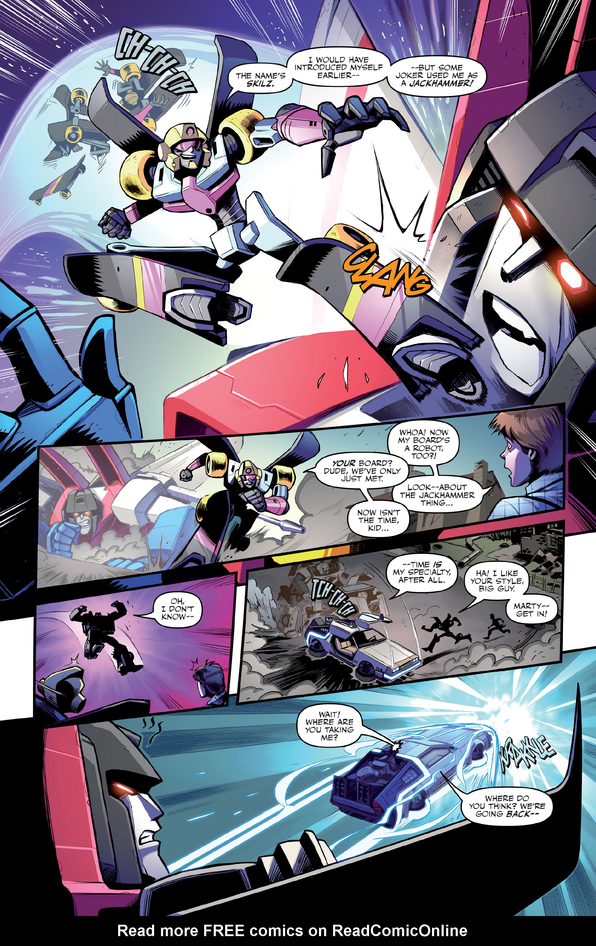 Read online Transformers: Back to the Future comic -  Issue #2 - 9