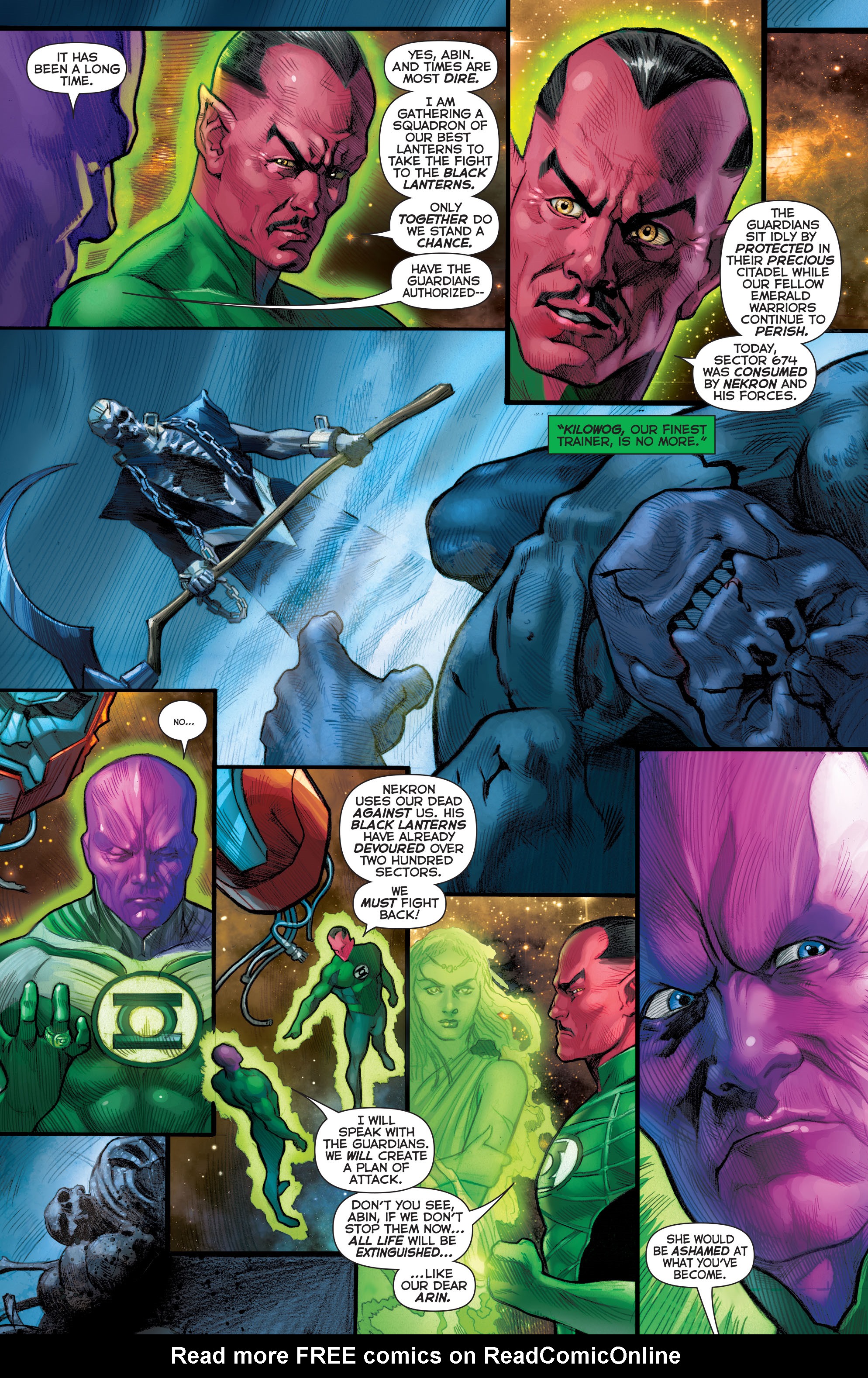 Read online Flashpoint: Abin Sur - The Green Lantern comic -  Issue #1 - 8
