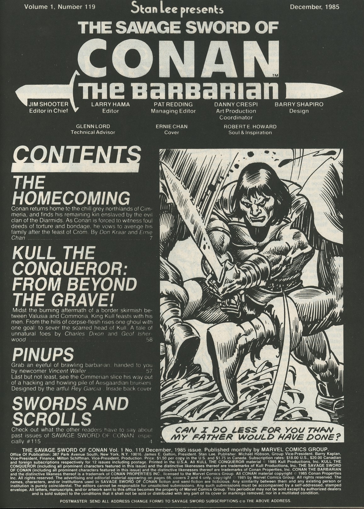 Read online The Savage Sword Of Conan comic -  Issue #119 - 3
