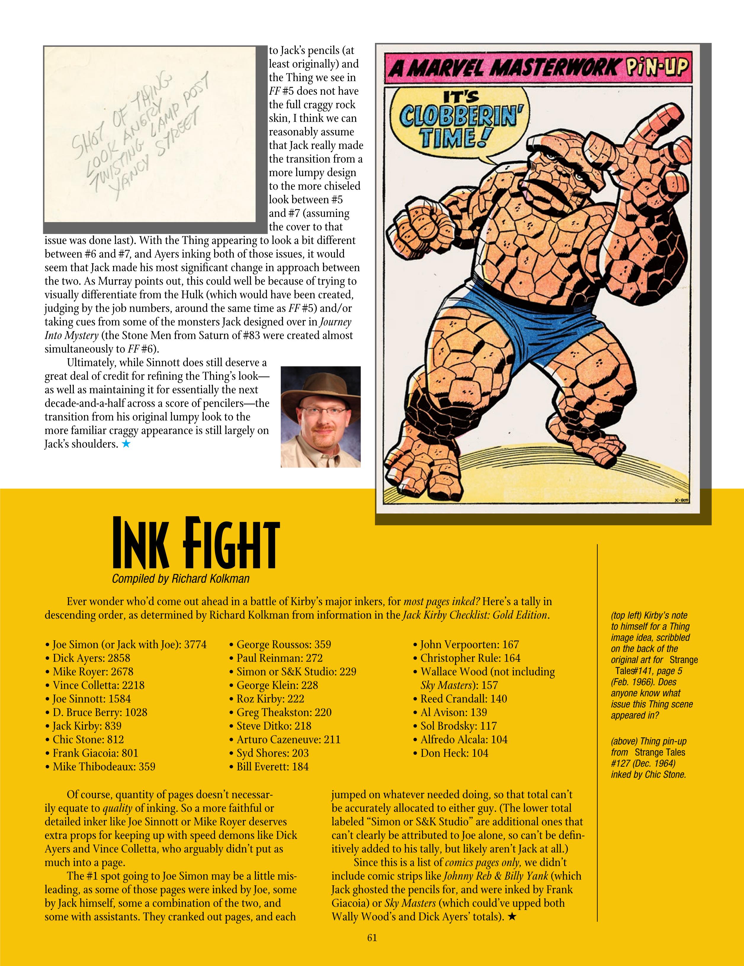 Read online The Jack Kirby Collector comic -  Issue #72 - 63