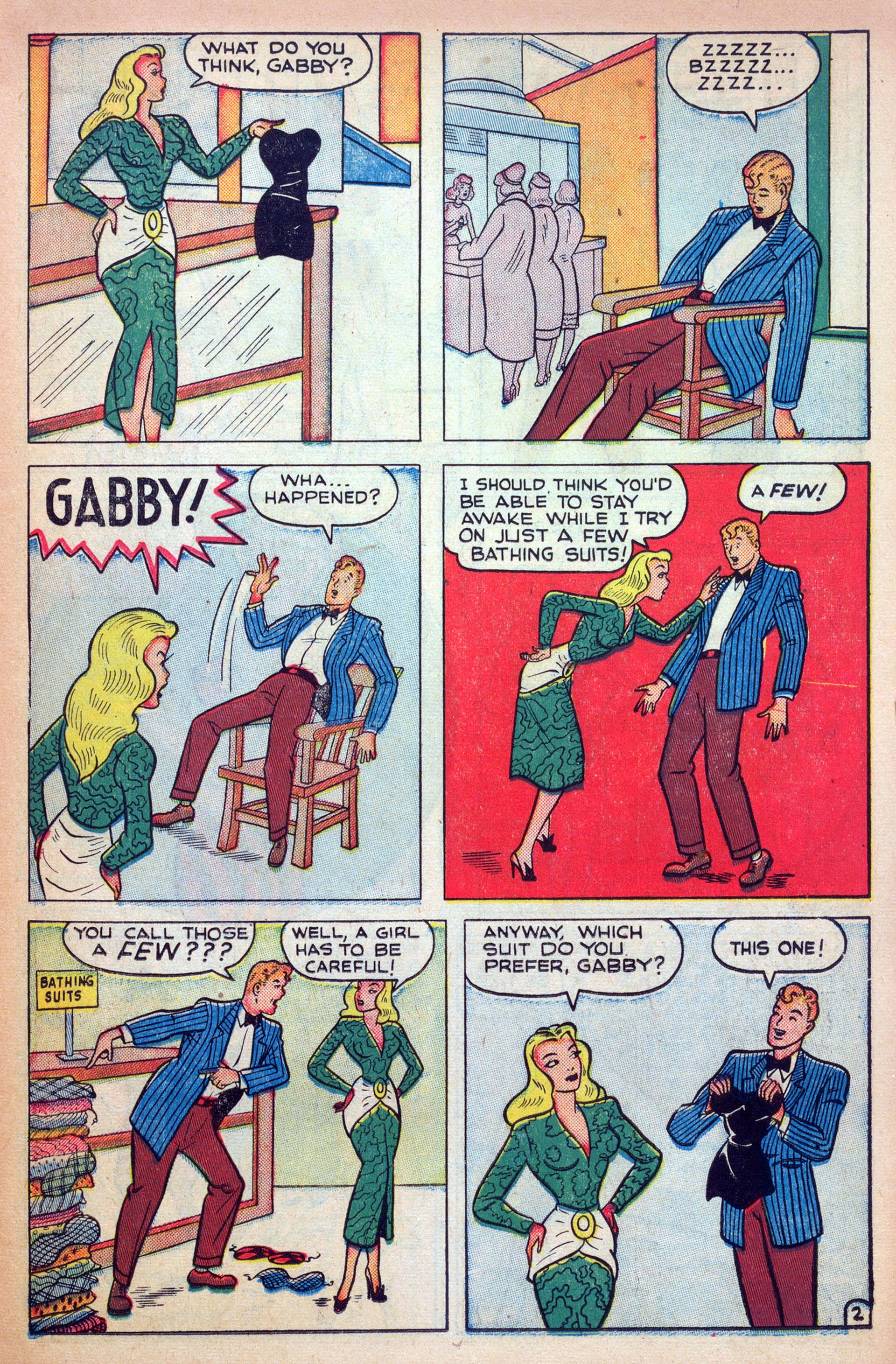 Read online Millie the Model comic -  Issue #18 - 19
