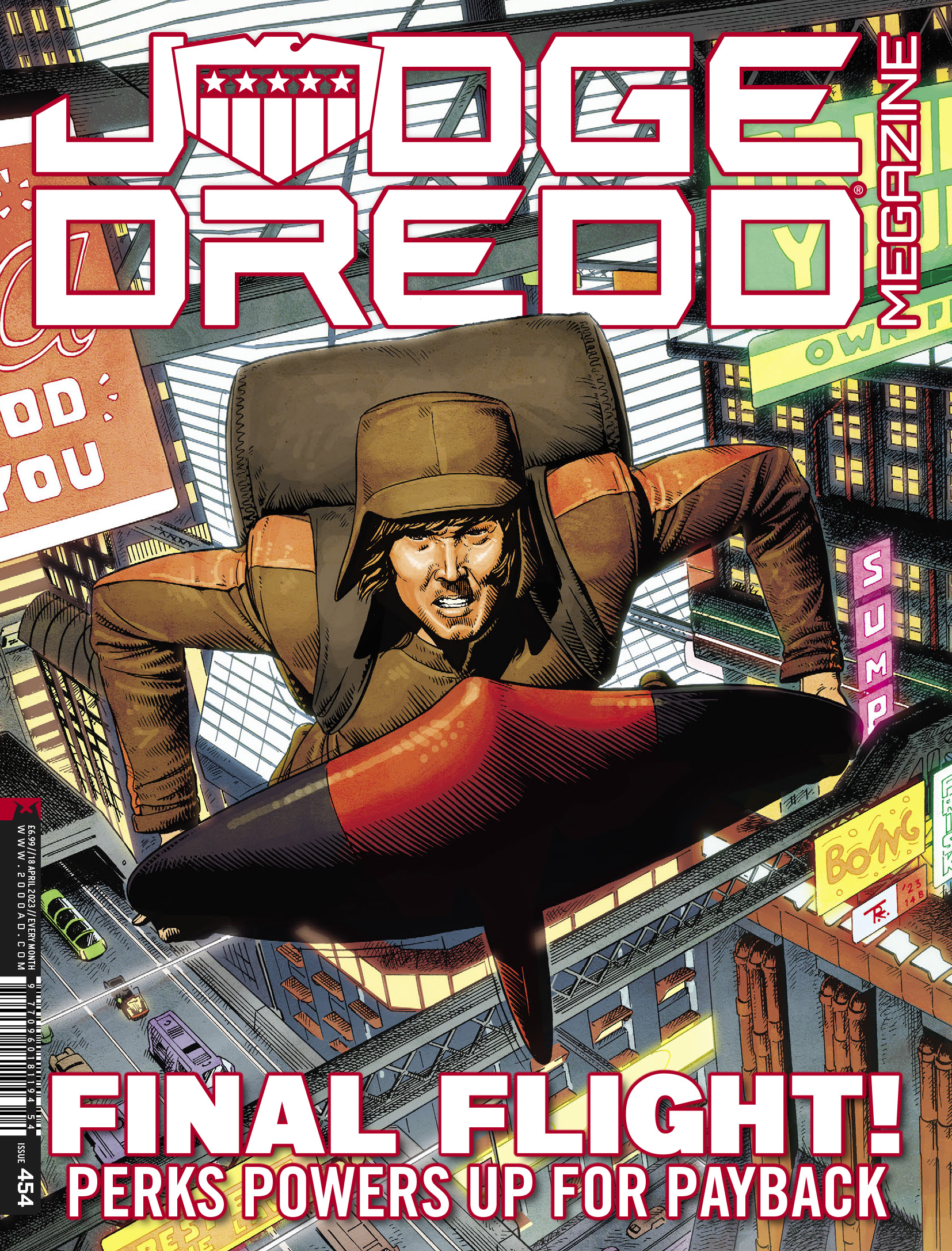 Read online Judge Dredd Megazine (Vol. 5) comic -  Issue #454 - 1