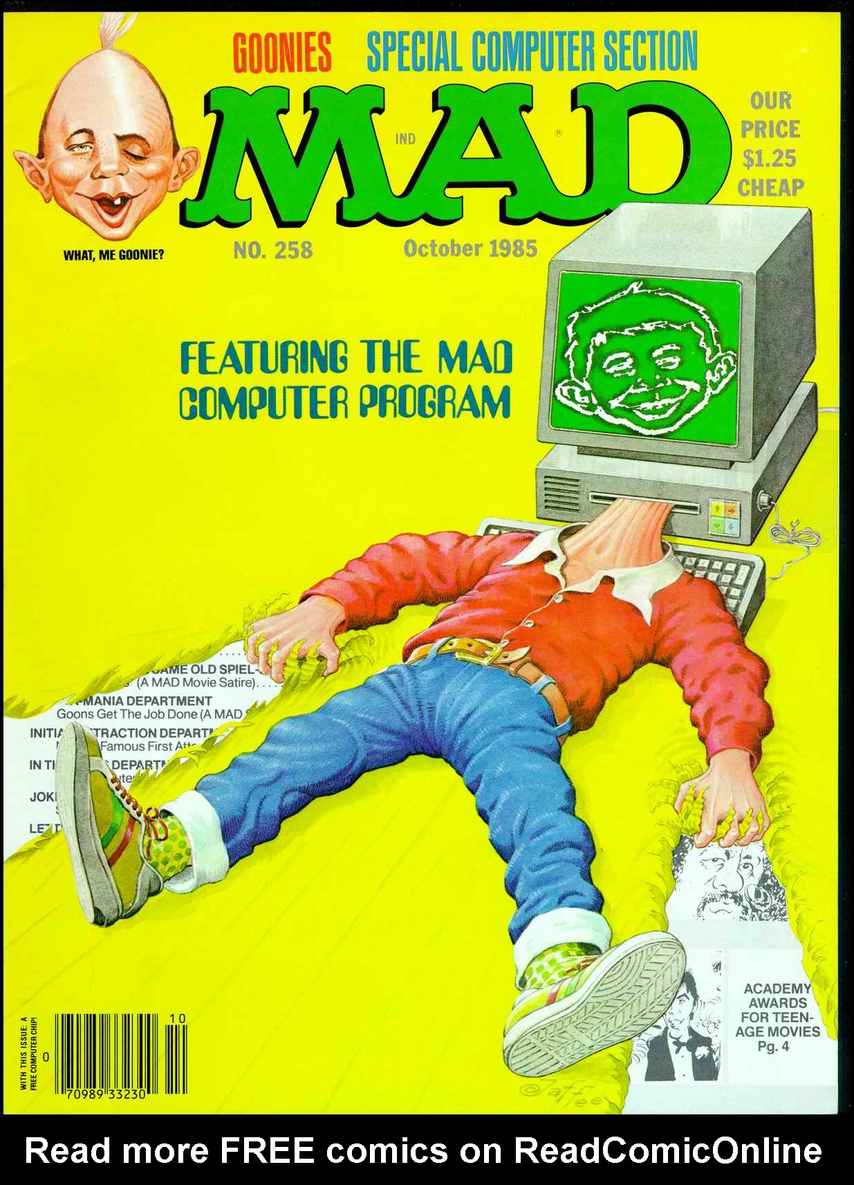 Read online MAD comic -  Issue #258 - 1