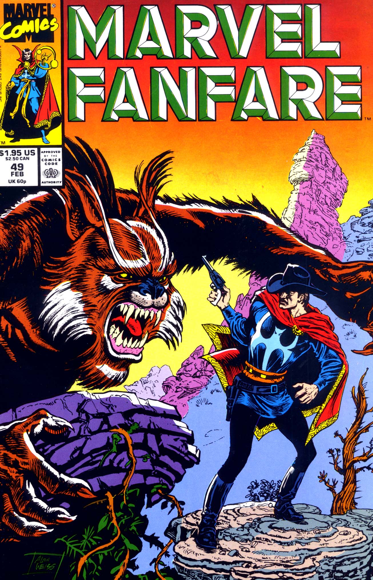 Read online Marvel Fanfare (1982) comic -  Issue #49 - 2