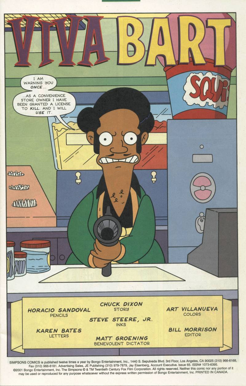 Read online Simpsons Comics comic -  Issue #65 - 2