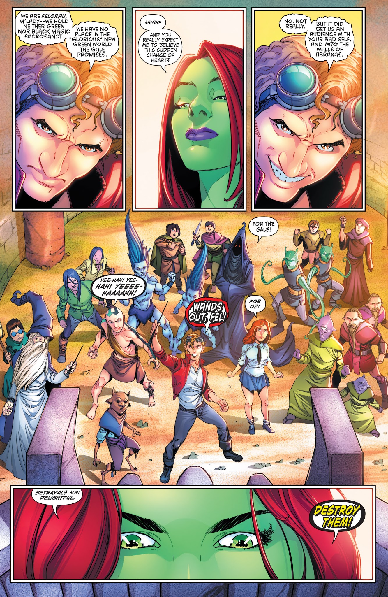Read online Grimm Fairy Tales presents Oz: Reign of the Witch Queen comic -  Issue #4 - 4
