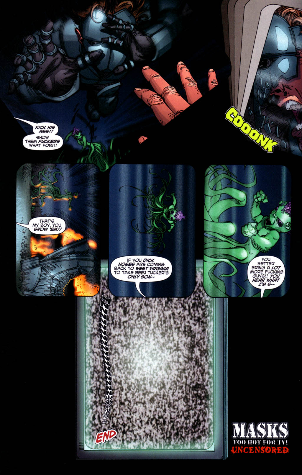Read online Masks: Too Hot for TV! comic -  Issue # Full - 17