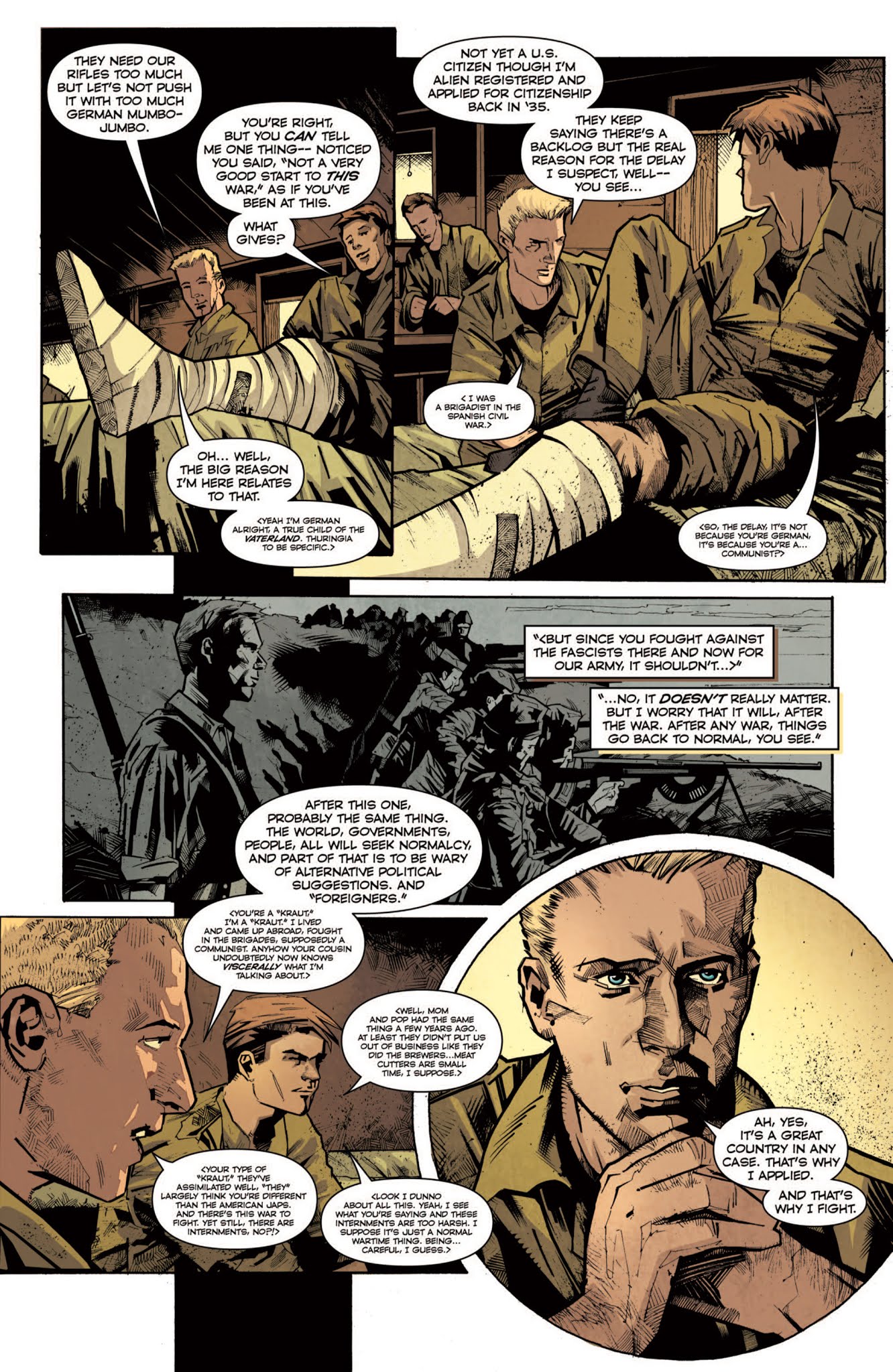 Read online Fever Ridge: A Tale of MacArthur's Jungle War comic -  Issue #1 - 7
