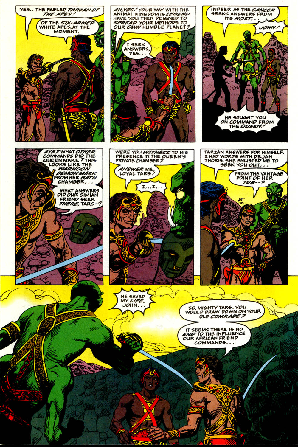 Read online Tarzan/John Carter: Warlords of Mars comic -  Issue #3 - 20
