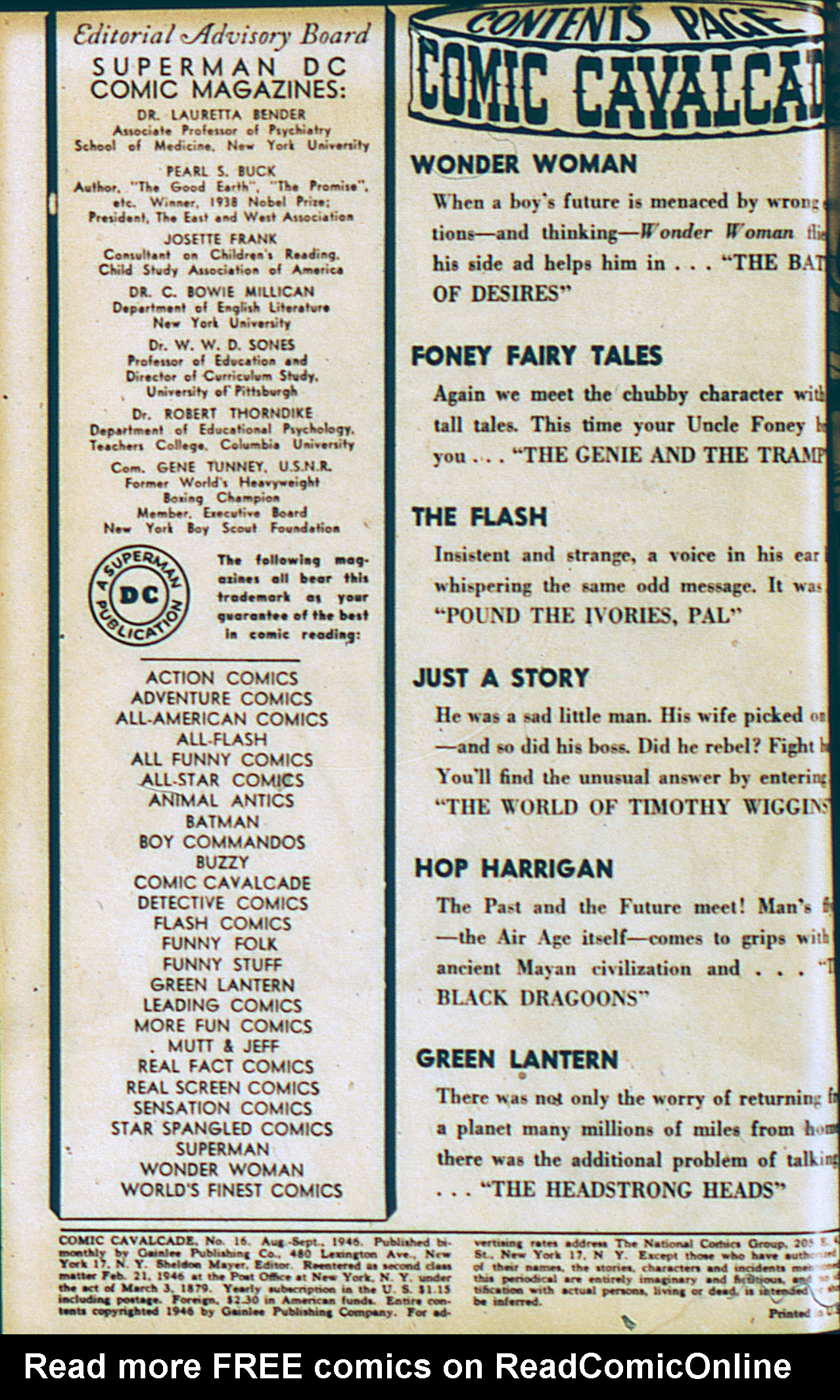 Read online Comic Cavalcade comic -  Issue #16 - 3