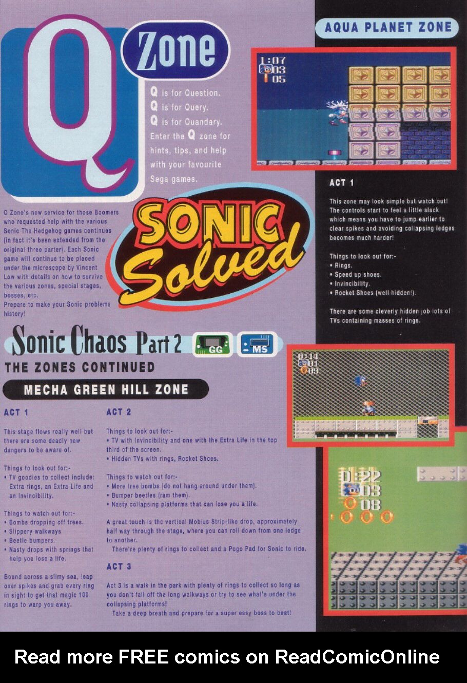 Read online Sonic the Comic comic -  Issue #24 - 24