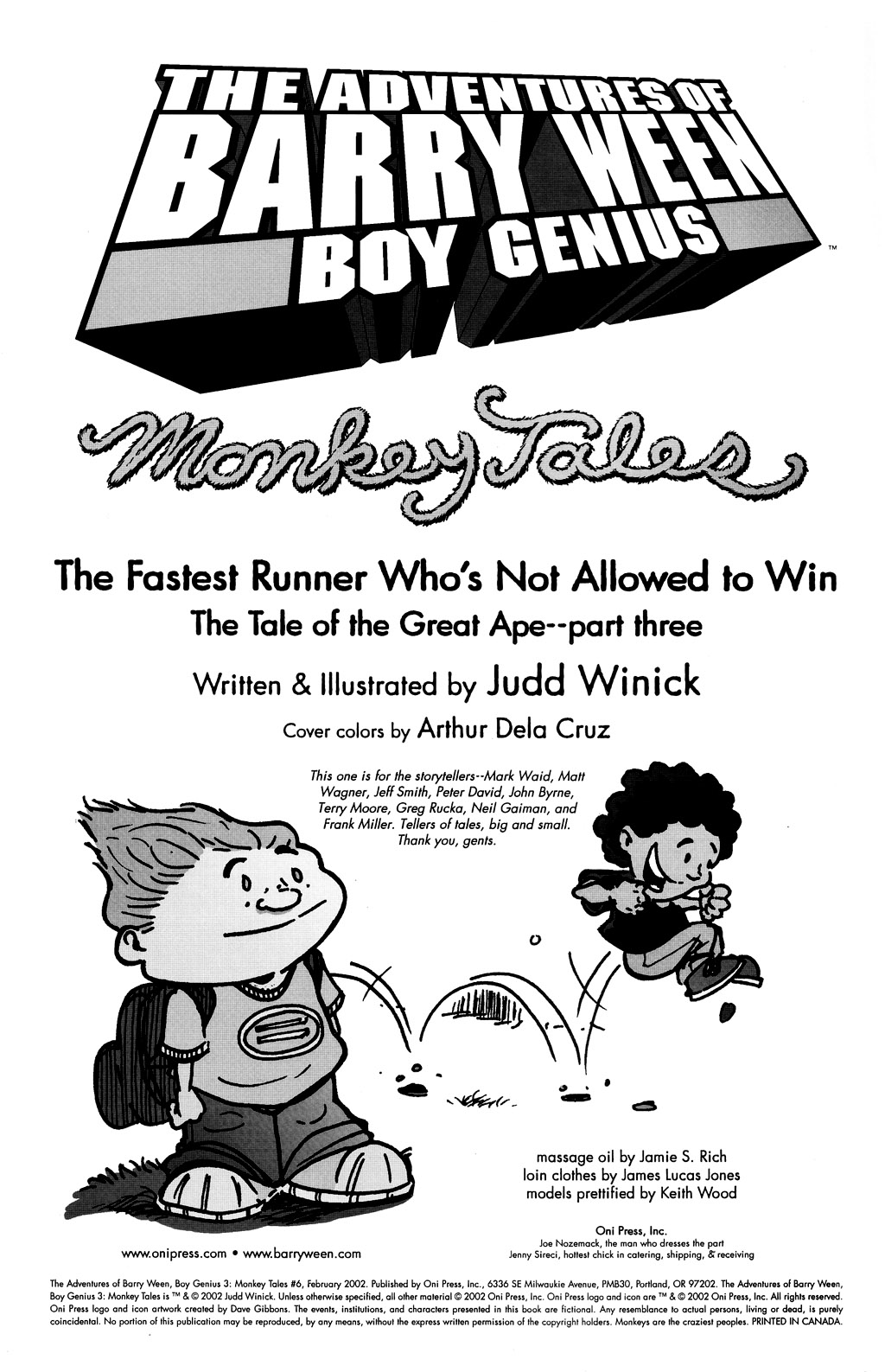 Read online The Adventures of Barry Ween, Boy Genius 3: Monkey Tales comic -  Issue #6 - 2