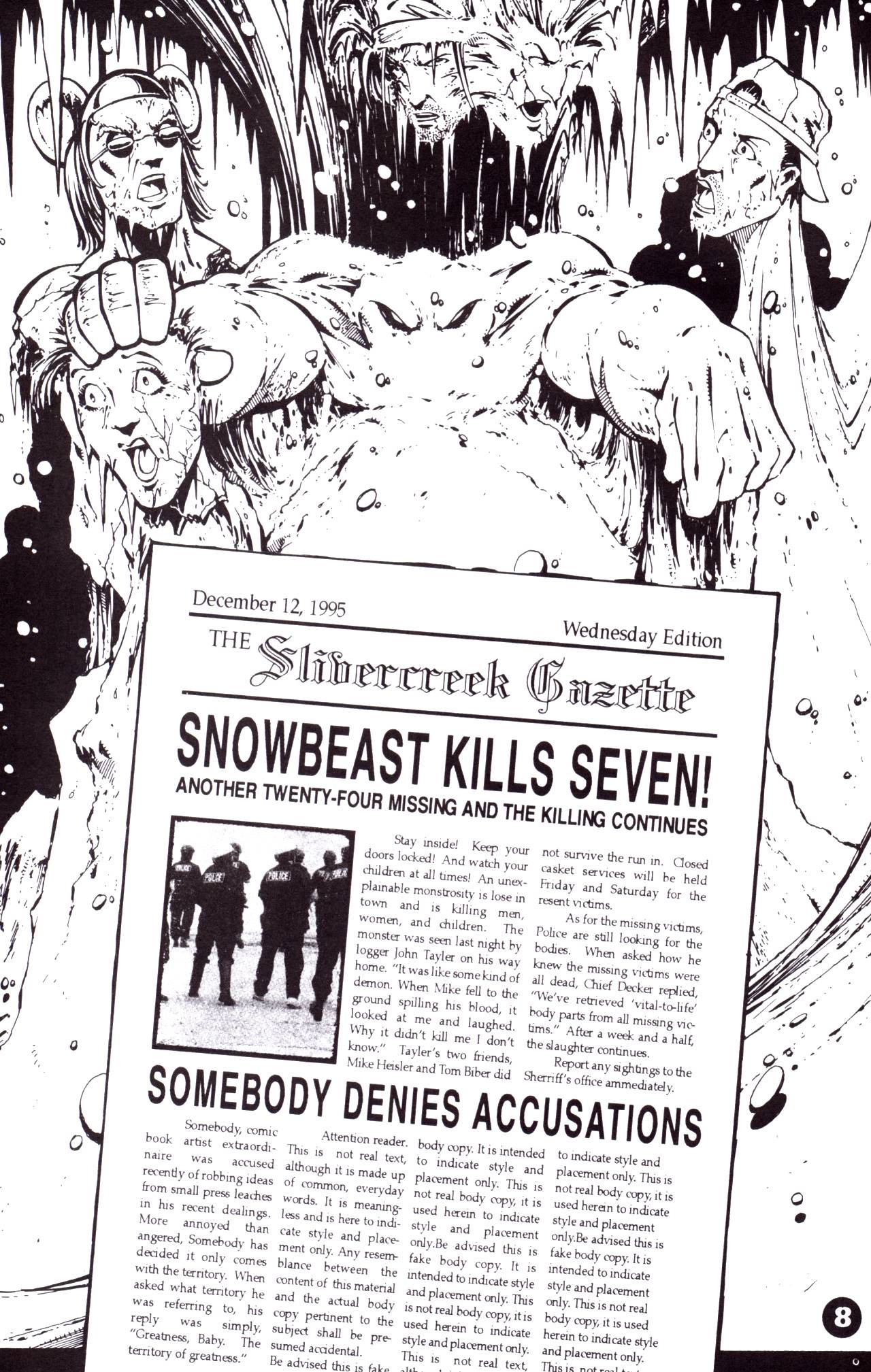 Read online Snowman comic -  Issue #1 - 10